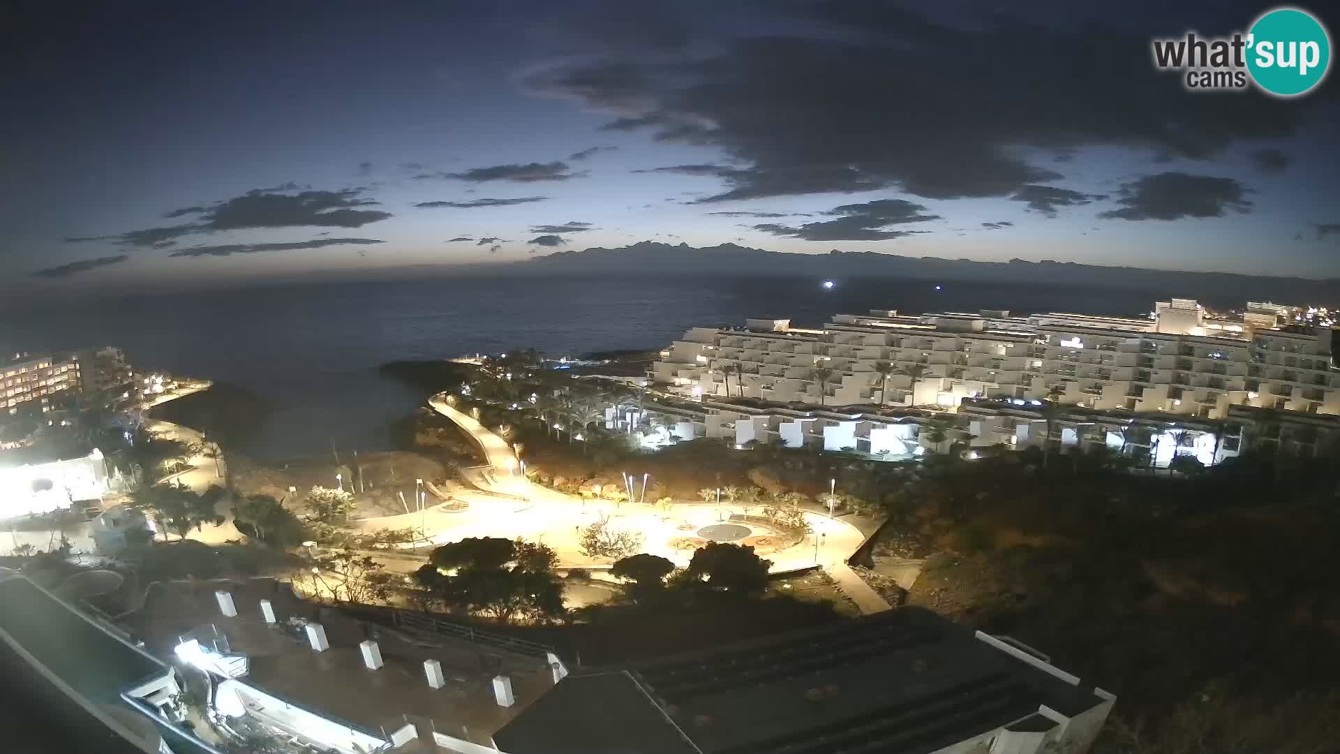 Webcam live spiaggia Las Galgas – Playa Paraiso – Isola La Gomera – Costa Adeje – Tenerife