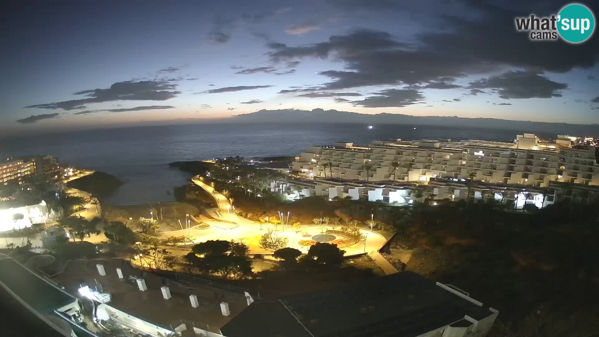 Webcam en vivo Playa de Las Galgas – Playa Paraíso – Isla de La Gomera – Costa Adeje – Tenerife