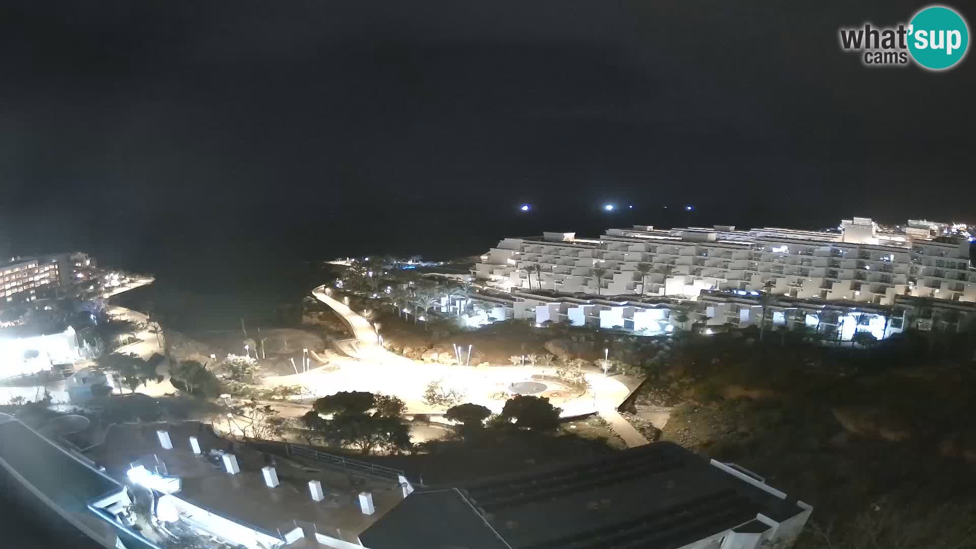 Live webcam Playa de Las Galgas – Playa Paraiso – La Gomera island – Adeje – Tenerife