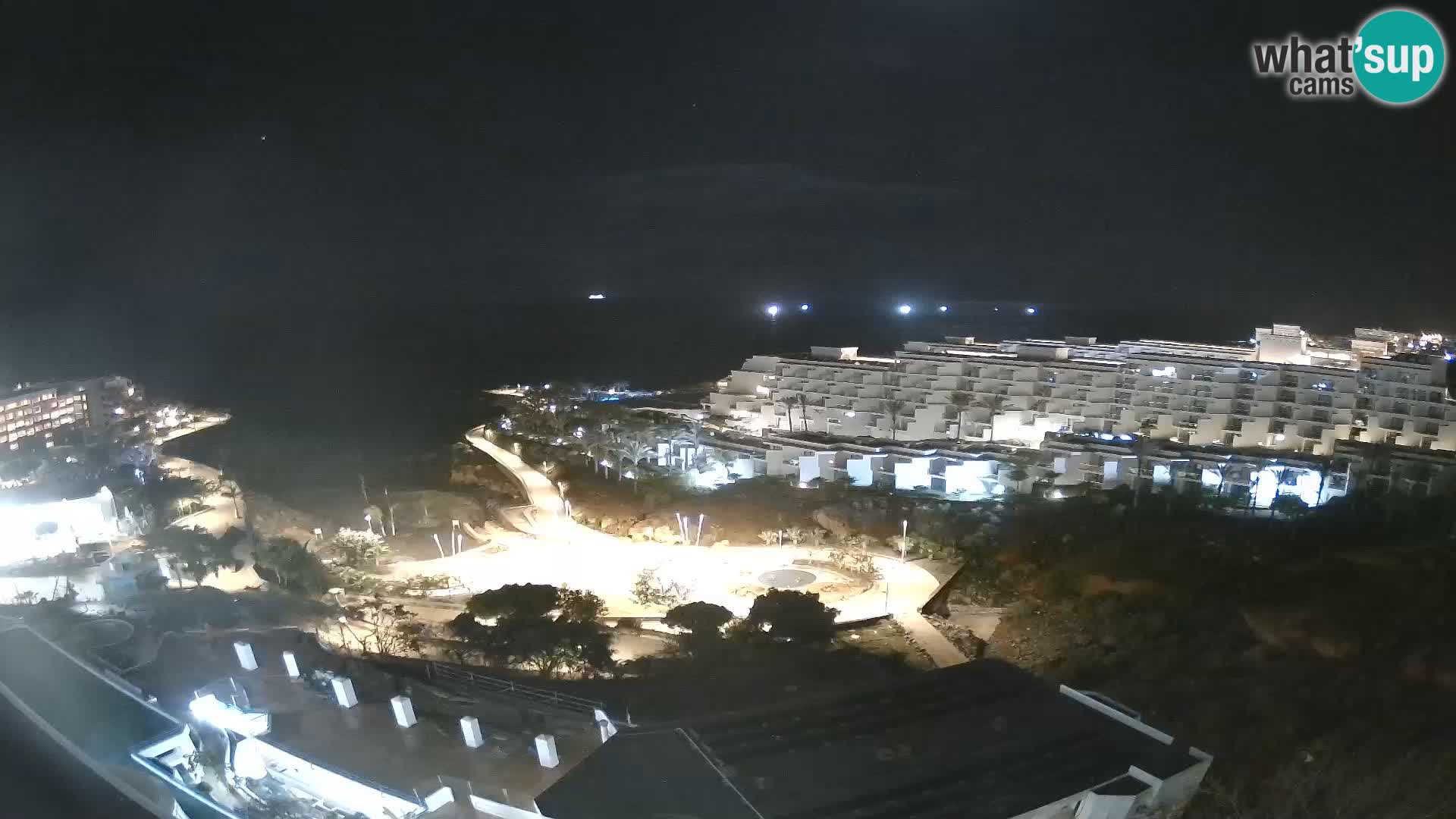 Live webcam Playa de Las Galgas – Playa Paraiso – La Gomera island – Adeje – Tenerife