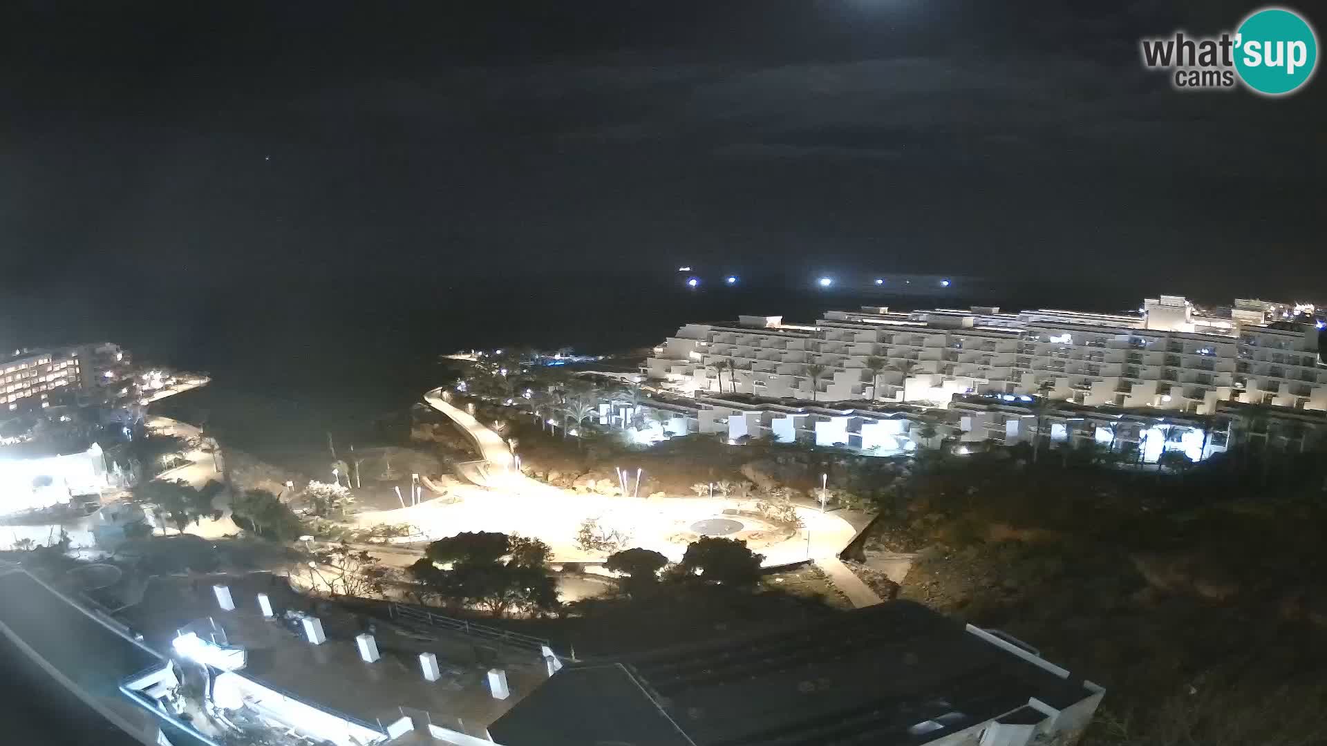 Live webcam Playa de Las Galgas – Playa Paraiso – La Gomera island – Adeje – Tenerife