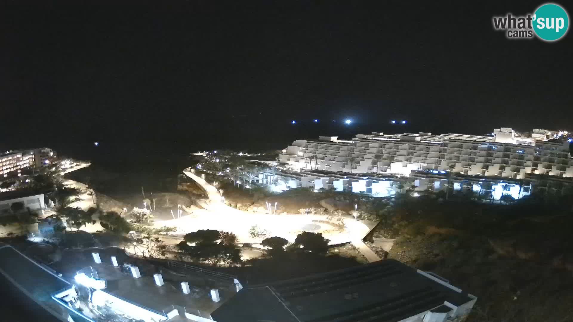 Live webcam Playa de Las Galgas – Playa Paraiso – La Gomera island – Adeje – Tenerife