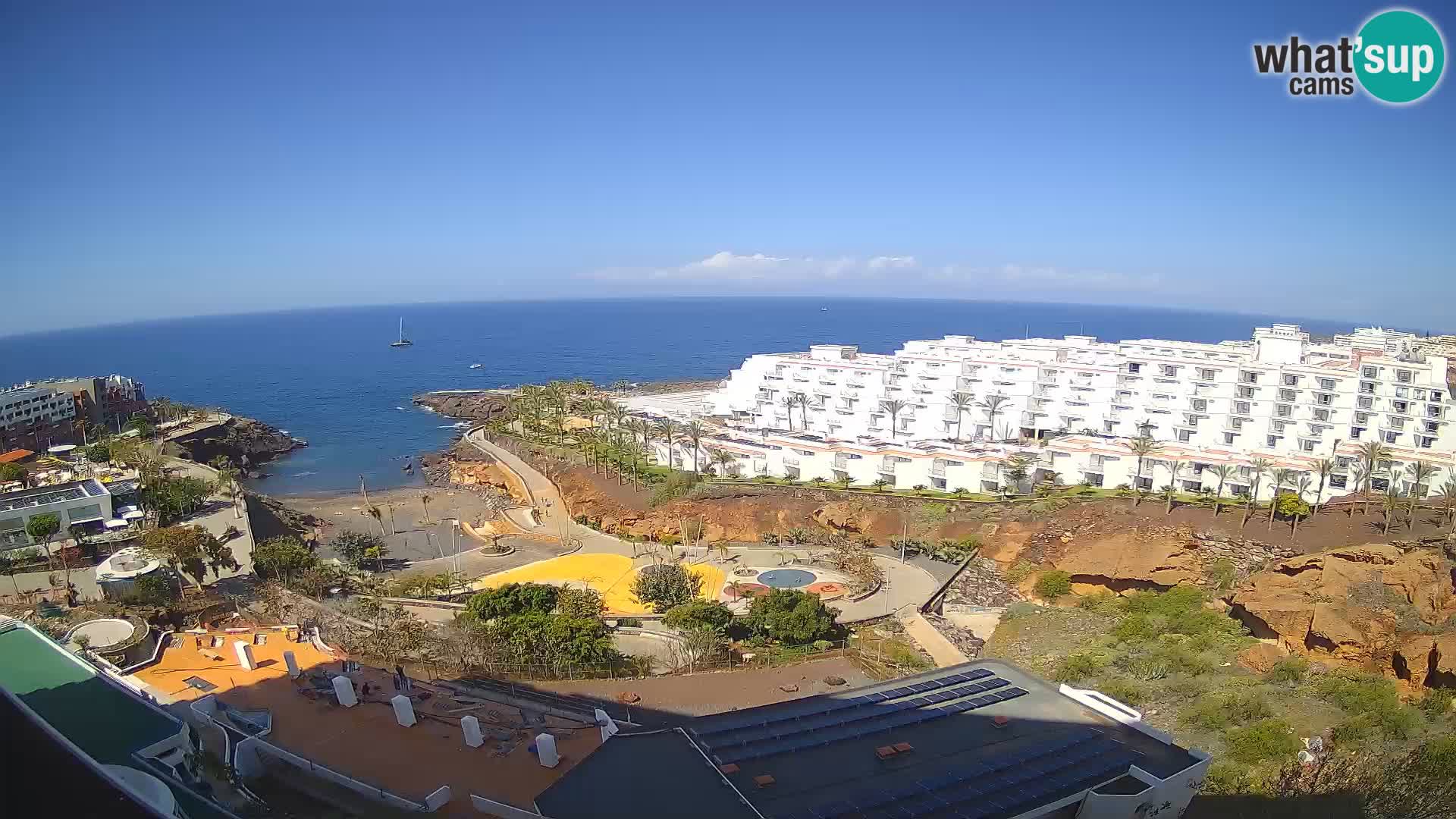 Live-Webcam Las Galgas Strand – Playa Paraiso – Insel La Gomera – Costa Adeje – Teneriffa