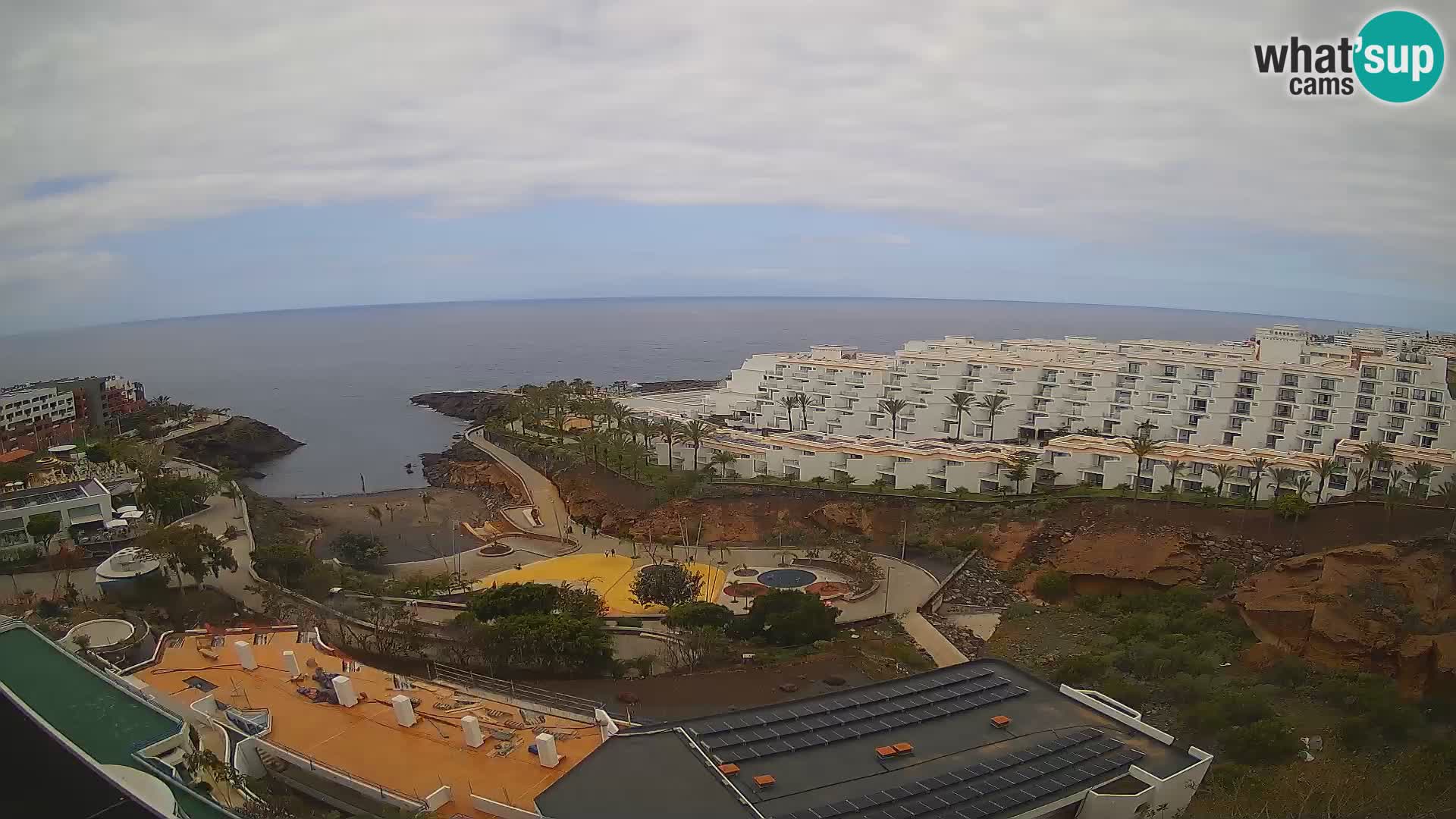 Spletna kamera v živo Las Galgas plaža – Playa Paraiso – otok La Gomera – Costa Adeje – Tenerife