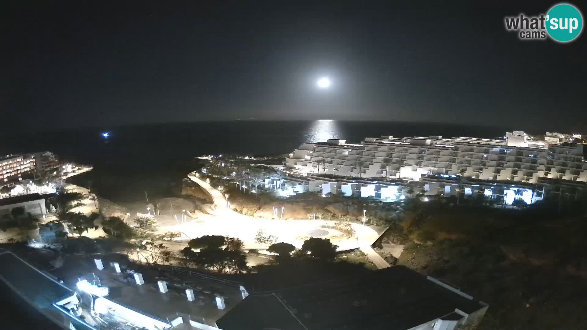 Live webcam Playa de Las Galgas – Playa Paraiso – La Gomera island – Adeje – Tenerife