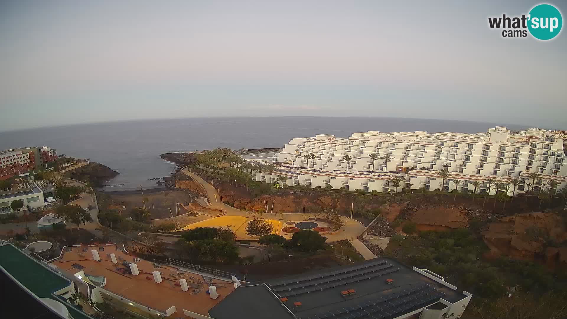 Live webcam Playa de Las Galgas – Playa Paraiso – La Gomera island – Adeje – Tenerife