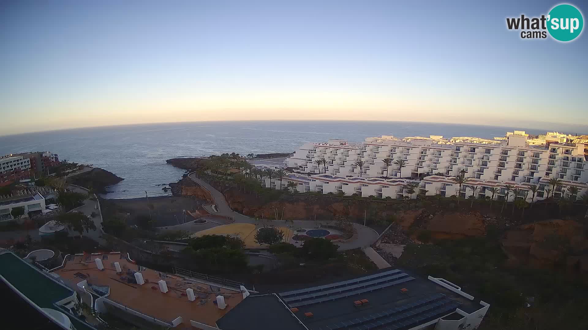 Spletna kamera v živo Las Galgas plaža – Playa Paraiso – otok La Gomera – Costa Adeje – Tenerife