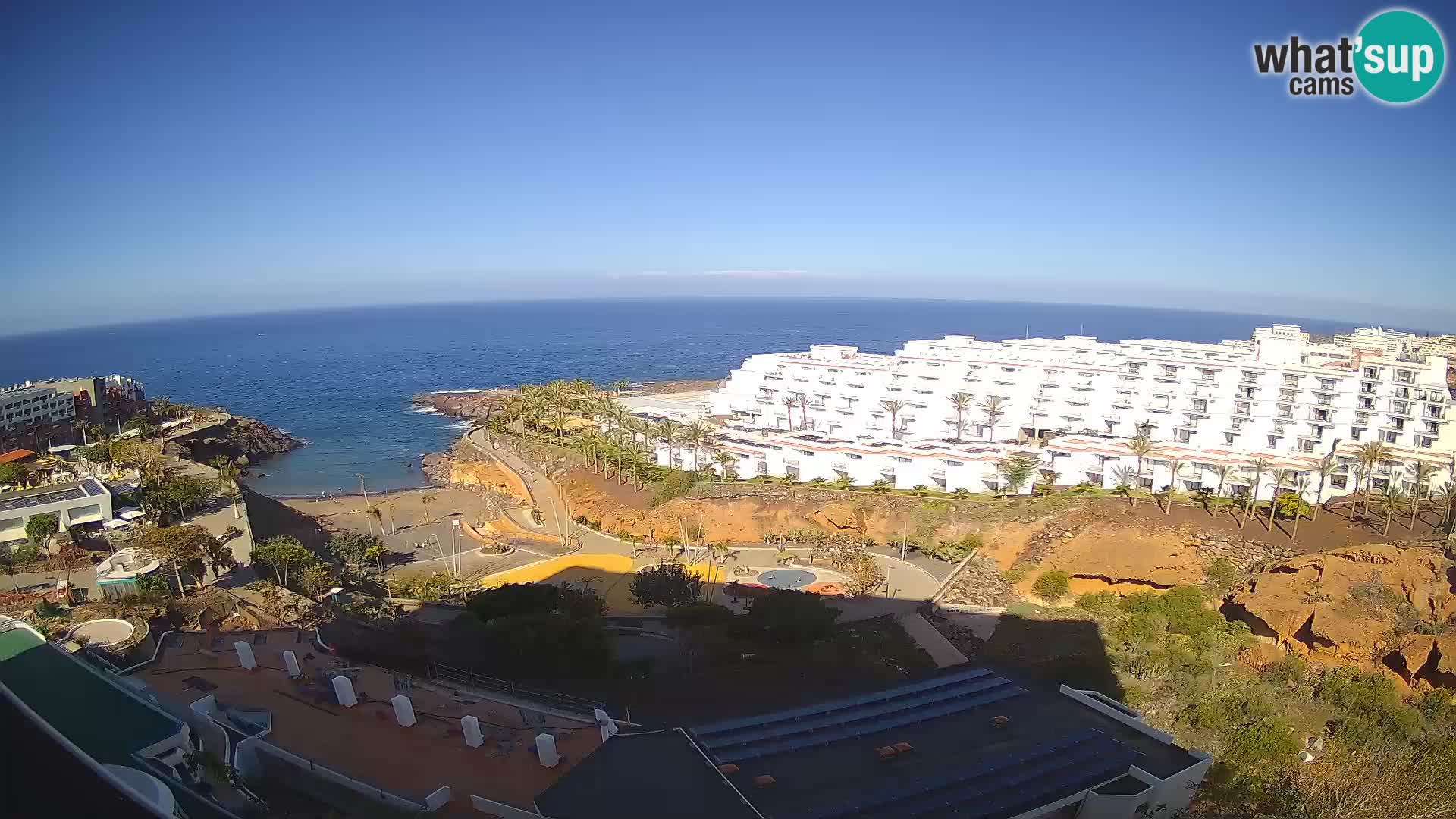 Live-Webcam Las Galgas Strand – Playa Paraiso – Insel La Gomera – Costa Adeje – Teneriffa