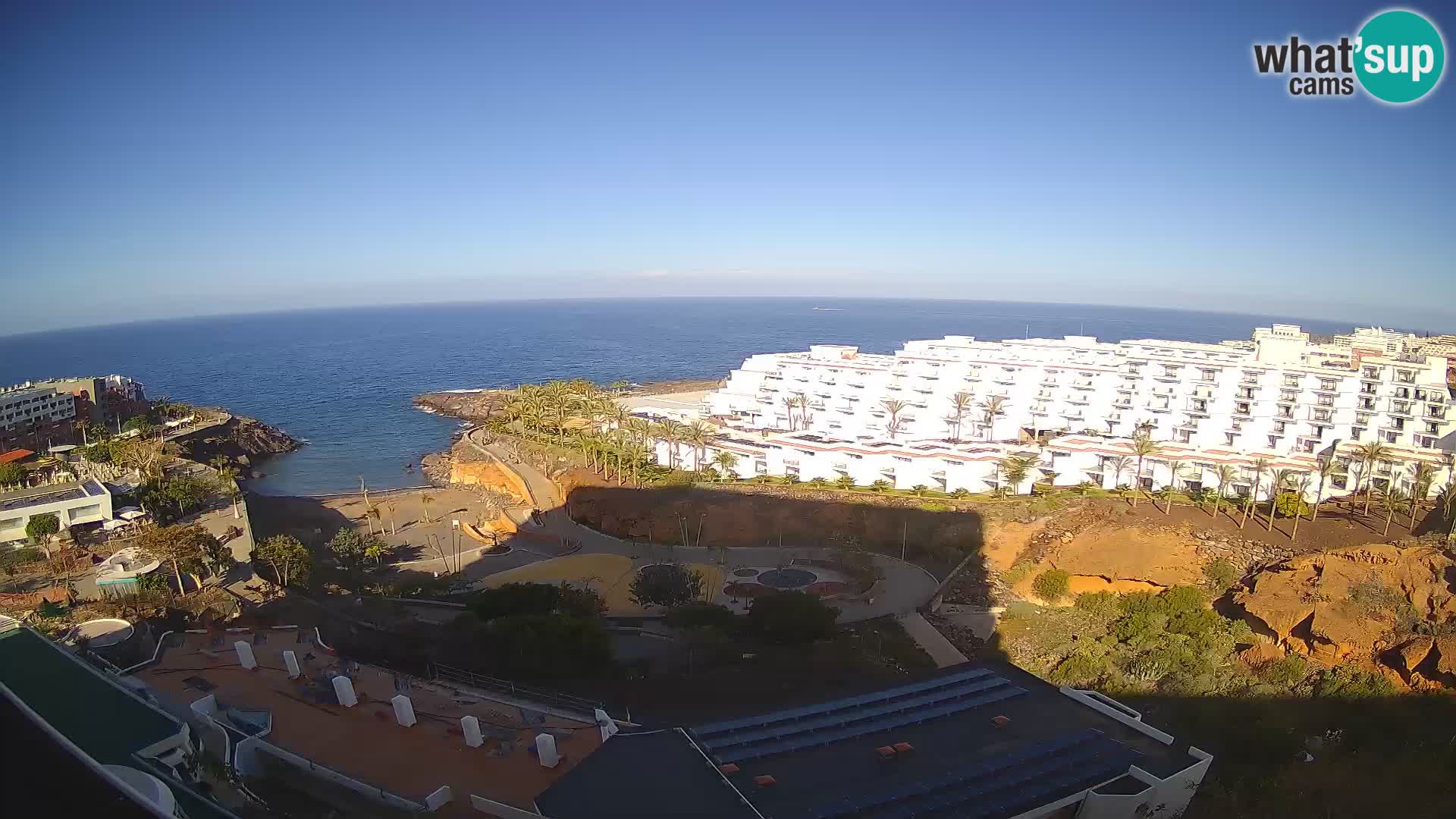 Web kamera uživo Playa de Las Galgas – Playa Paraiso – otok La Gomera – Costa Adeje – Tenerife