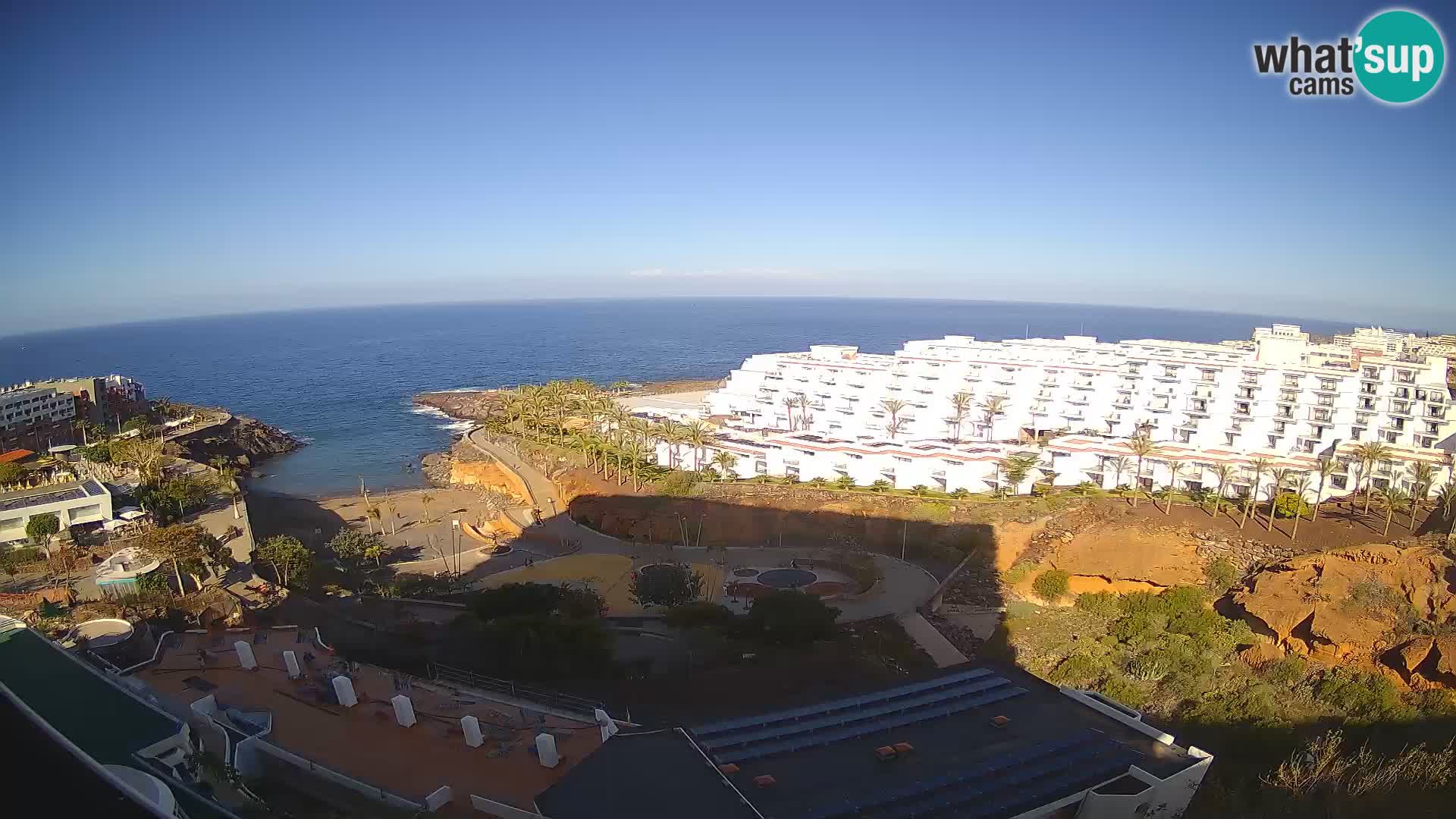 Webcam live spiaggia Las Galgas – Playa Paraiso – Isola La Gomera – Costa Adeje – Tenerife
