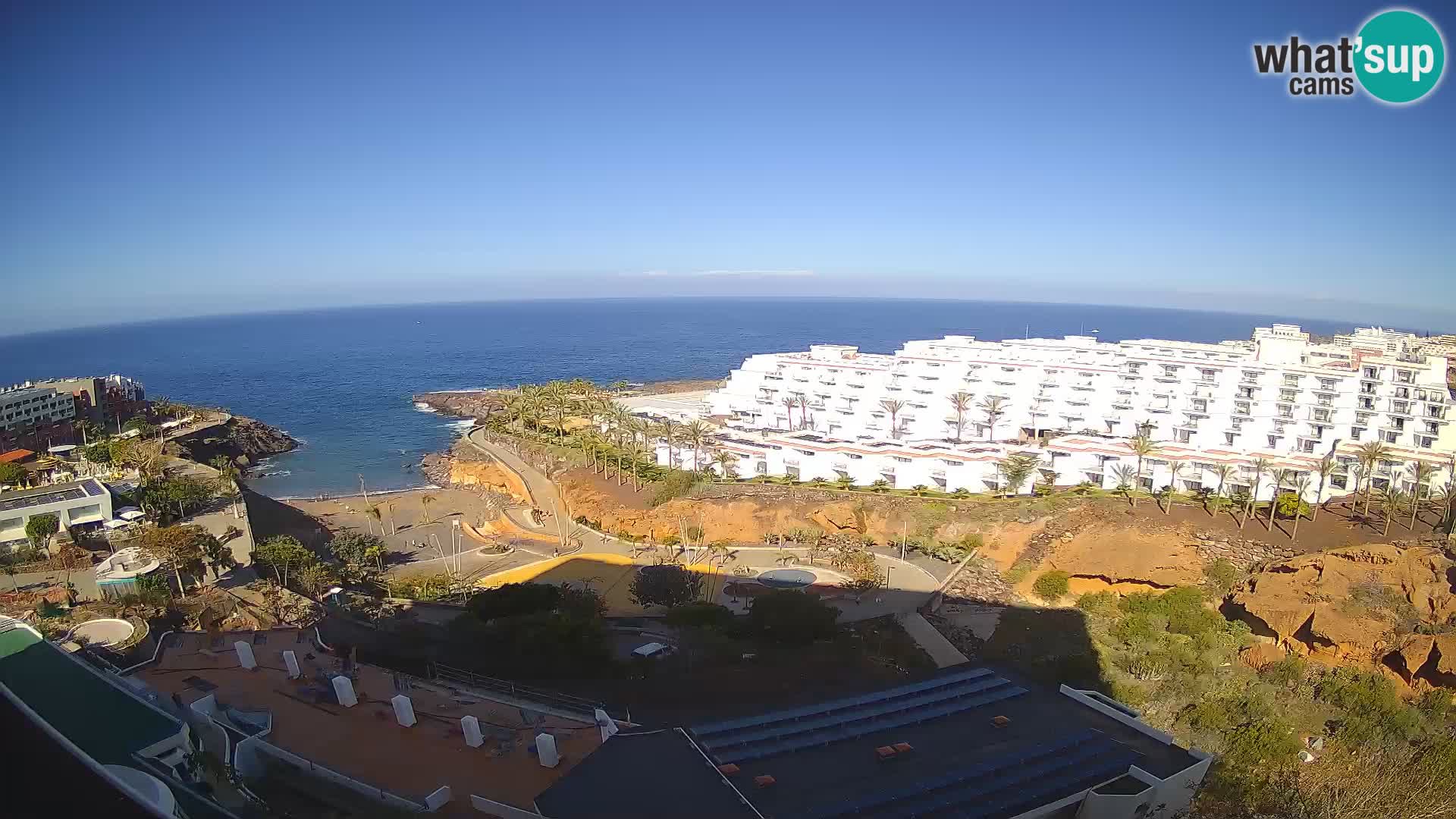 Live-Webcam Las Galgas Strand – Playa Paraiso – Insel La Gomera – Costa Adeje – Teneriffa