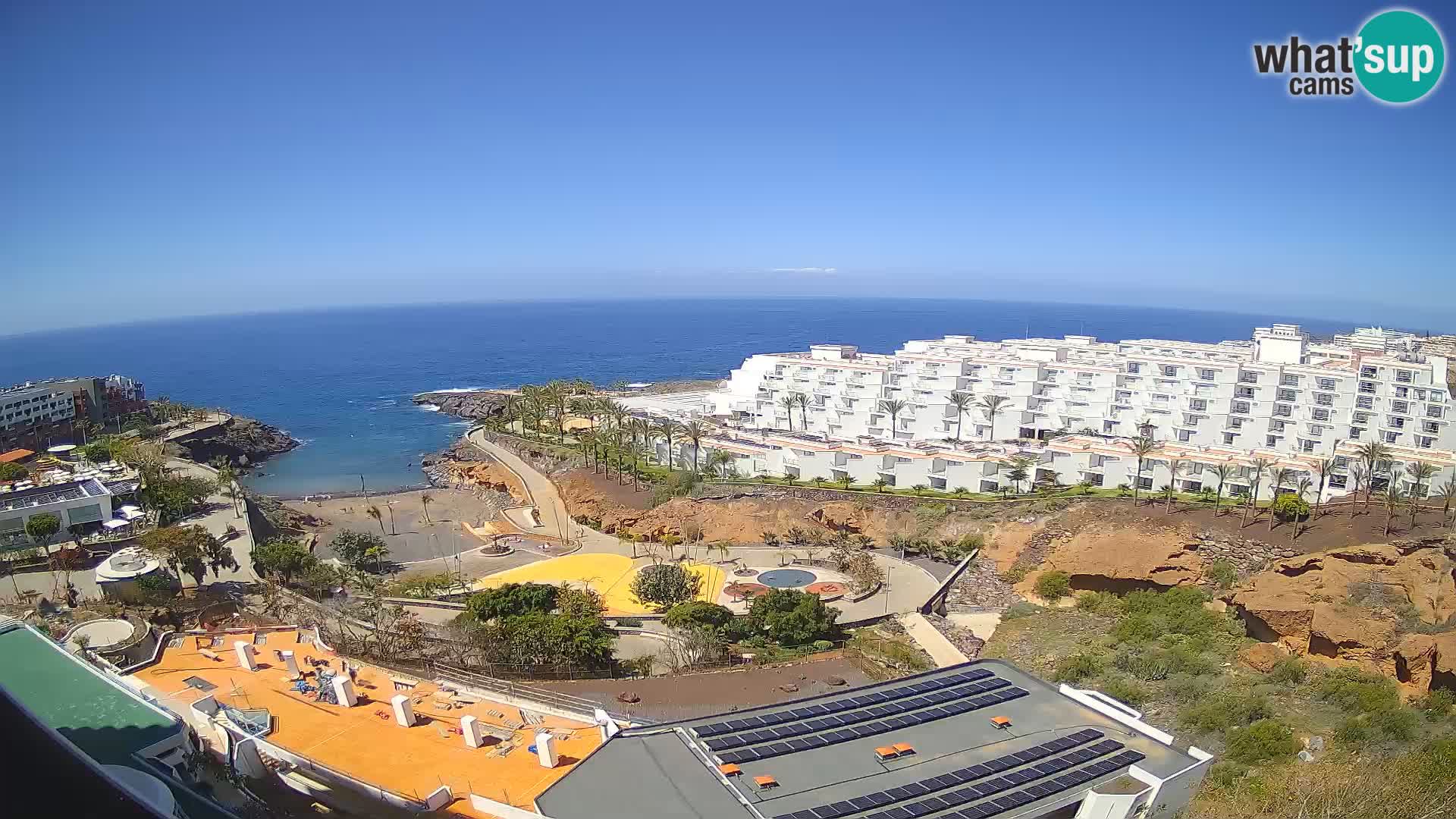 Live-Webcam Las Galgas Strand – Playa Paraiso – Insel La Gomera – Costa Adeje – Teneriffa