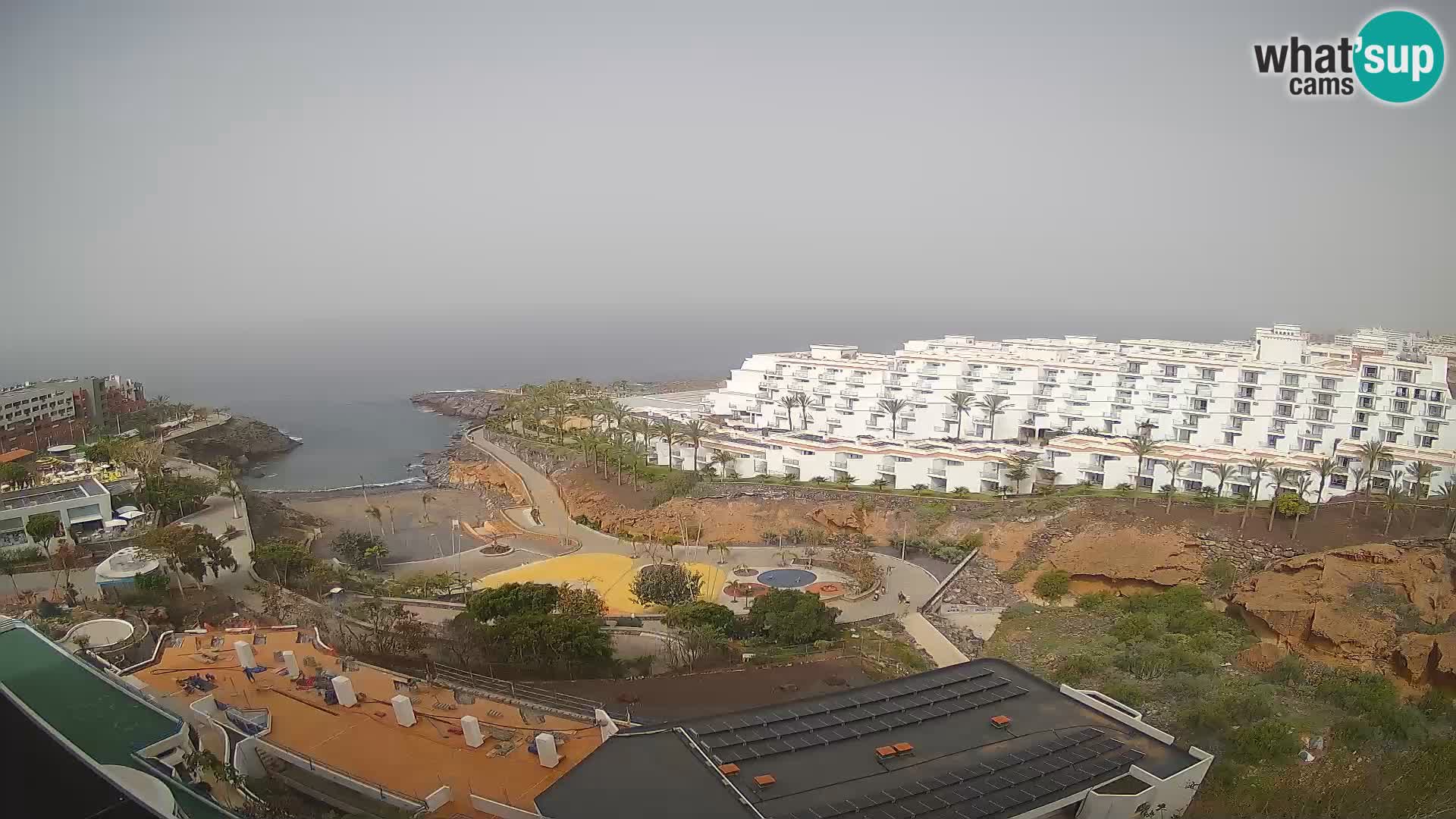 Live webcam Playa de Las Galgas – Playa Paraiso – La Gomera island – Adeje – Tenerife