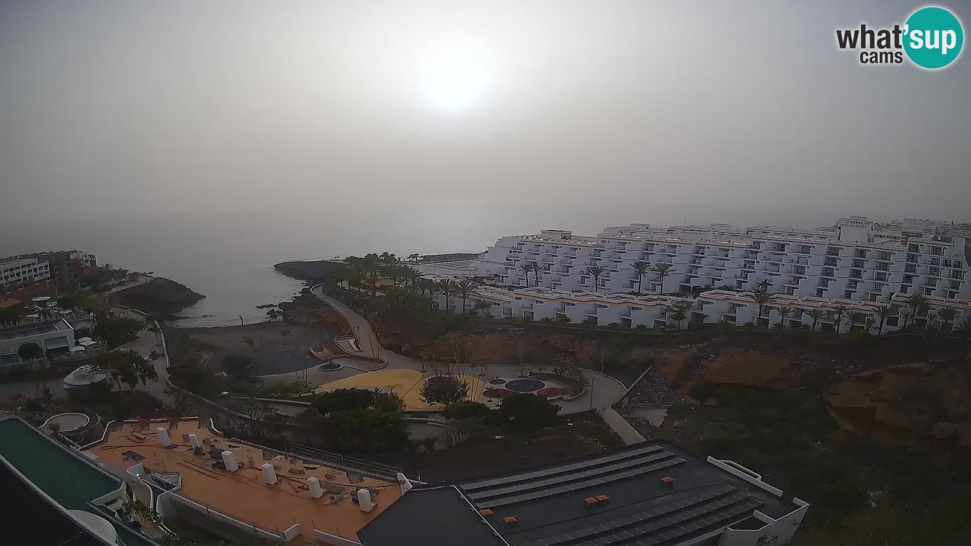 Live webcam Playa de Las Galgas – Playa Paraiso – La Gomera island – Adeje – Tenerife