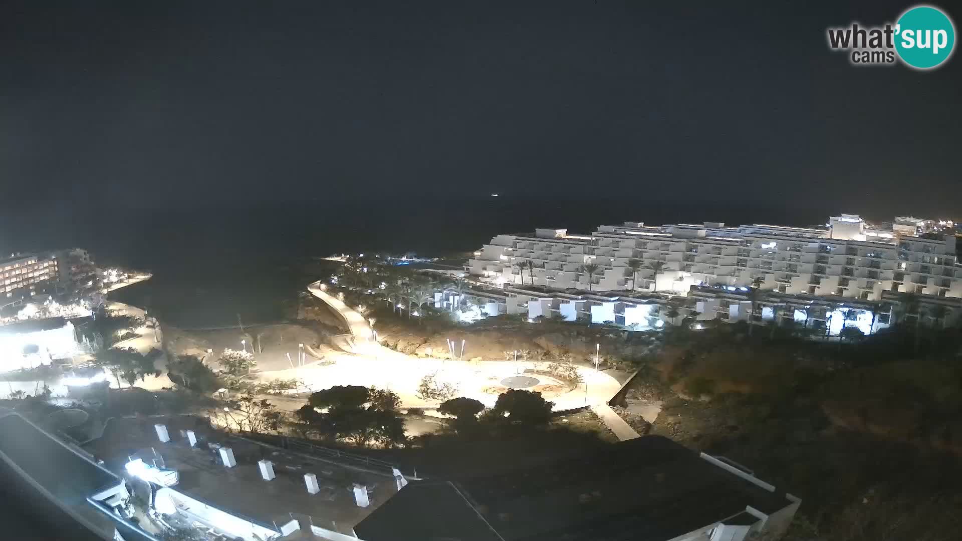 Live webcam Playa de Las Galgas – Playa Paraiso – La Gomera island – Adeje – Tenerife