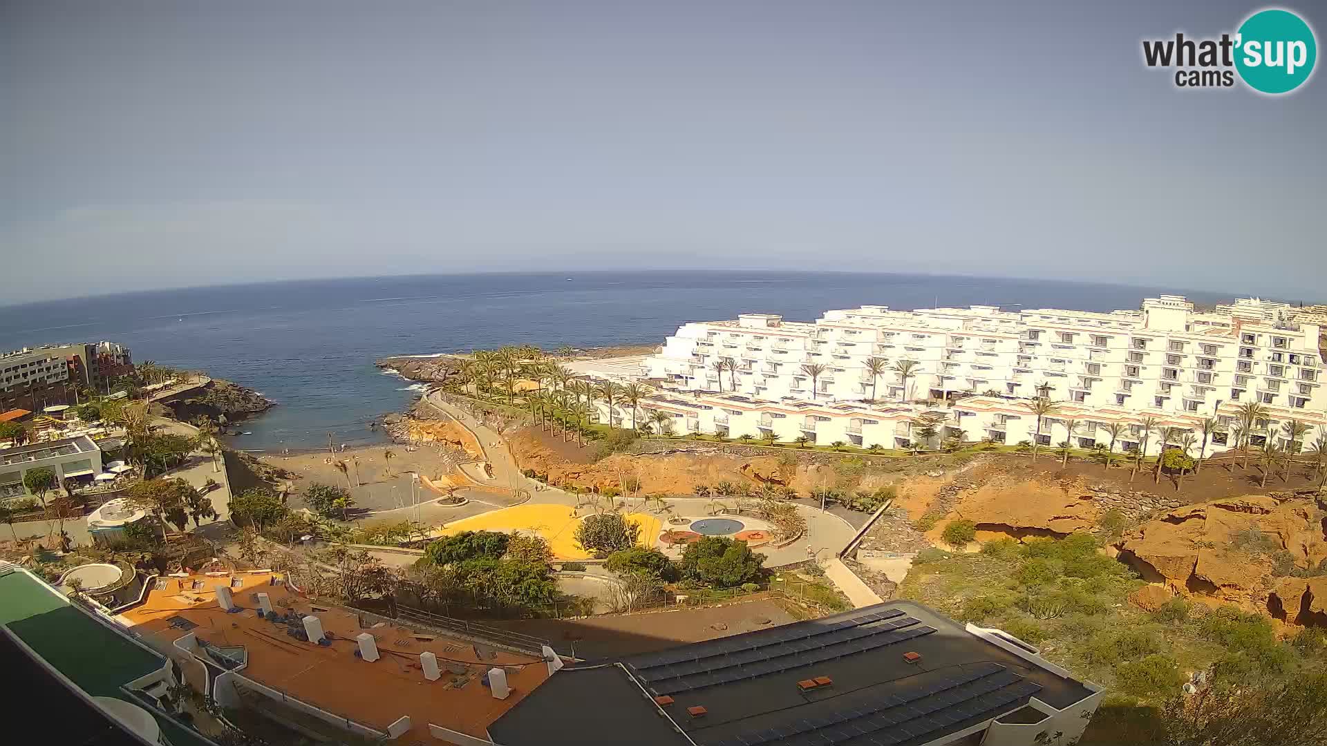 Live-Webcam Las Galgas Strand – Playa Paraiso – Insel La Gomera – Costa Adeje – Teneriffa