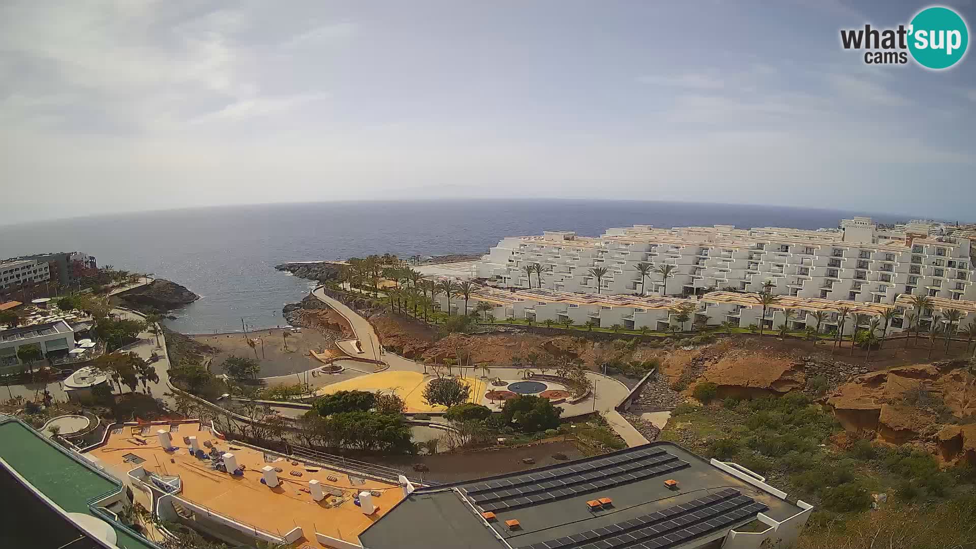 Webcam en vivo Playa de Las Galgas – Playa Paraíso – Isla de La Gomera – Costa Adeje – Tenerife