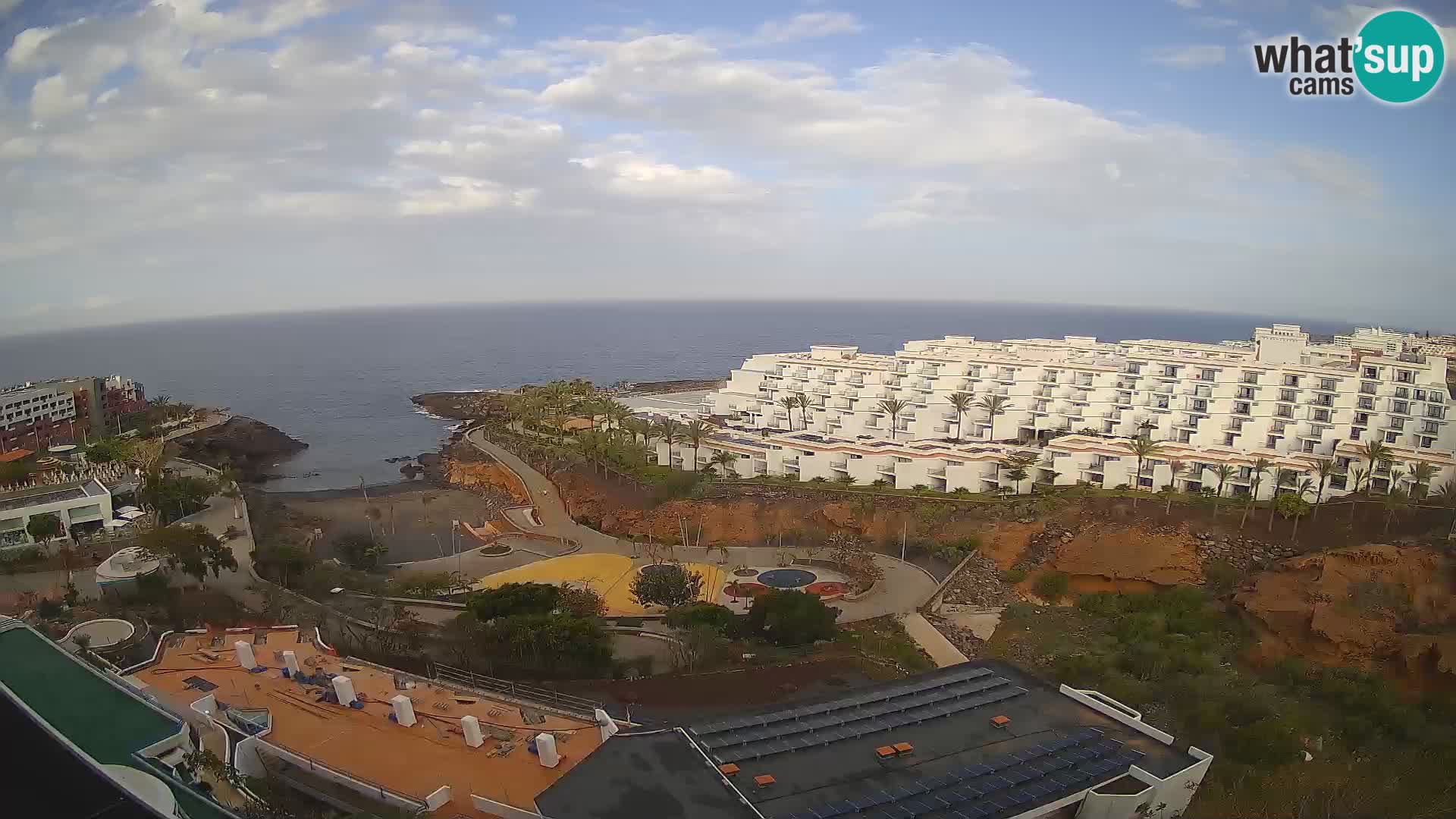Live webcam Playa de Las Galgas – Playa Paraiso – La Gomera island – Adeje – Tenerife
