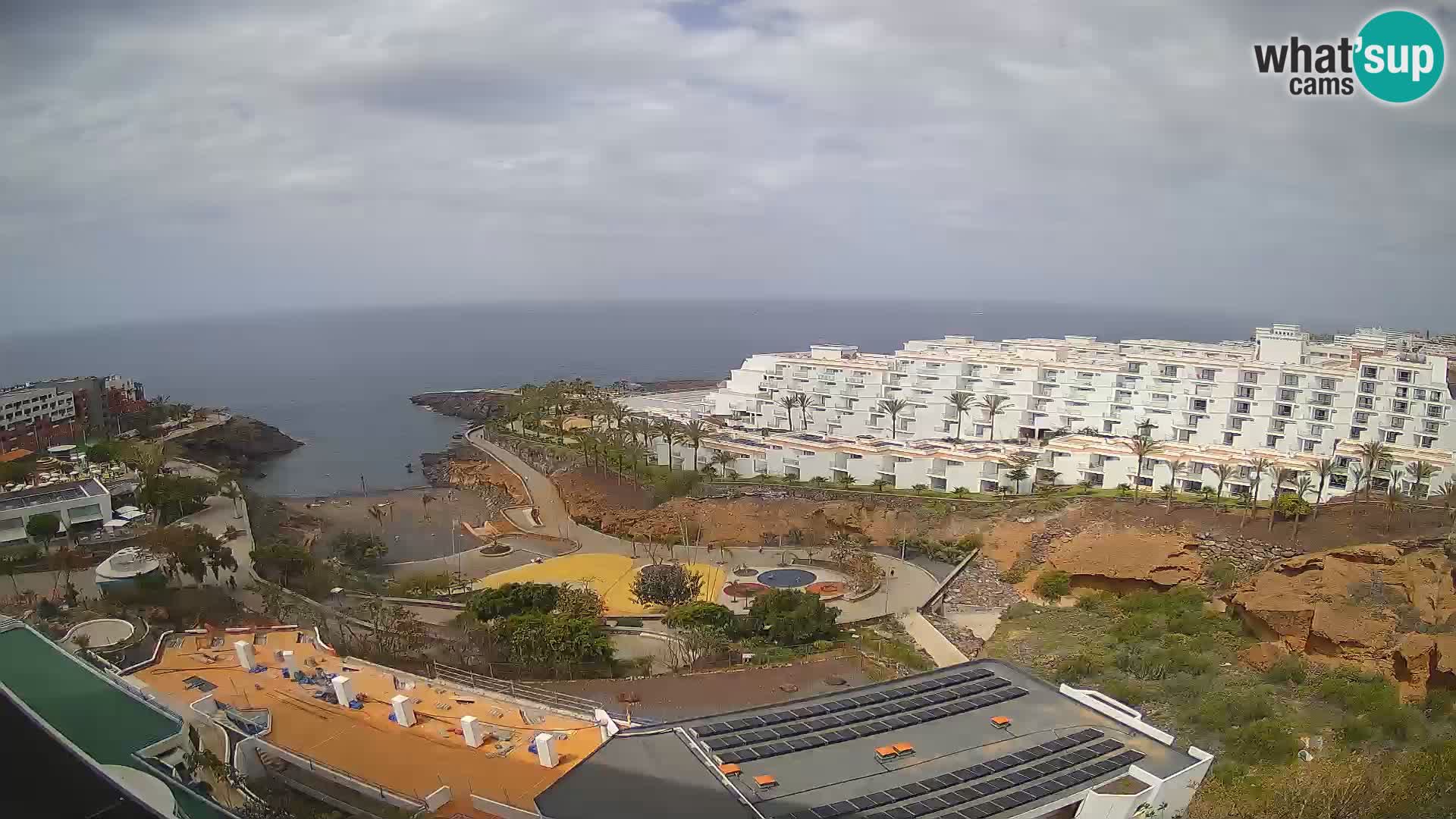Spletna kamera v živo Las Galgas plaža – Playa Paraiso – otok La Gomera – Costa Adeje – Tenerife