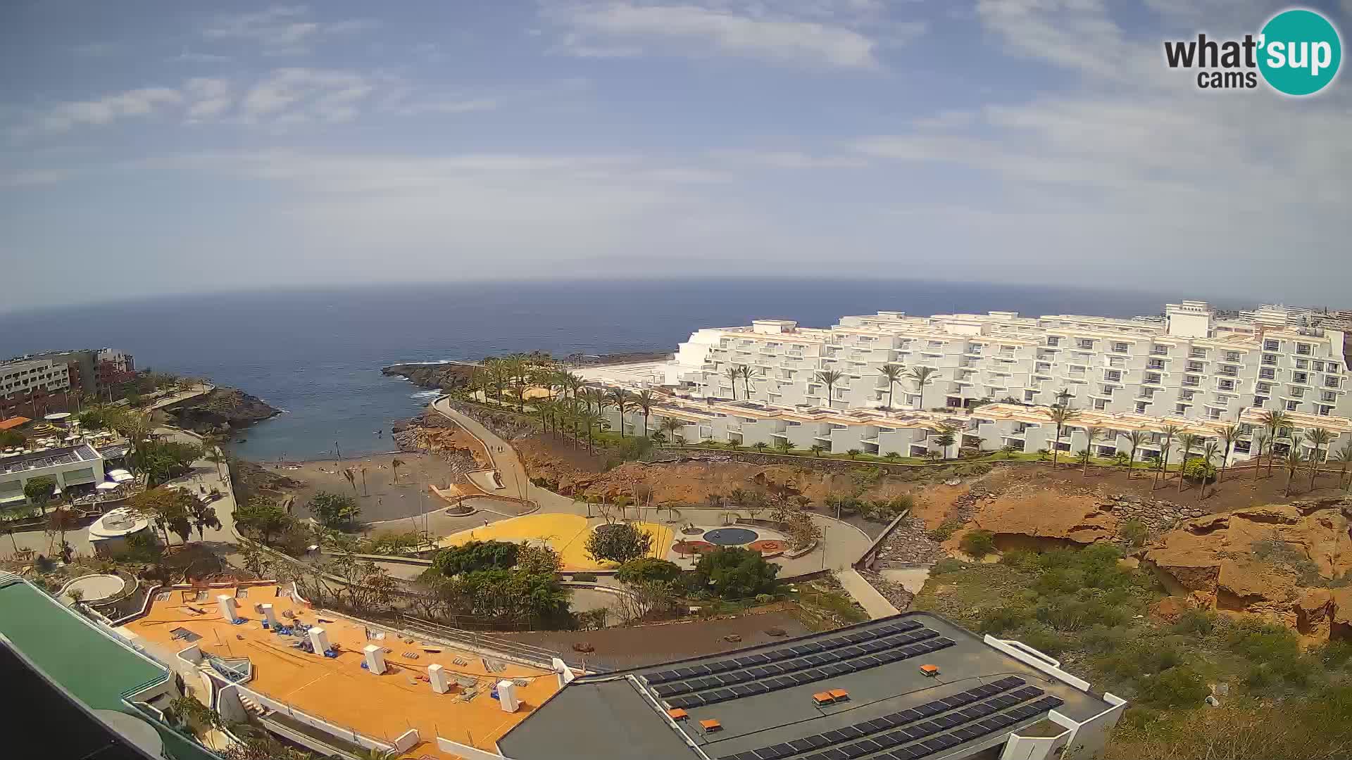 Web kamera uživo Playa de Las Galgas – Playa Paraiso – otok La Gomera – Costa Adeje – Tenerife
