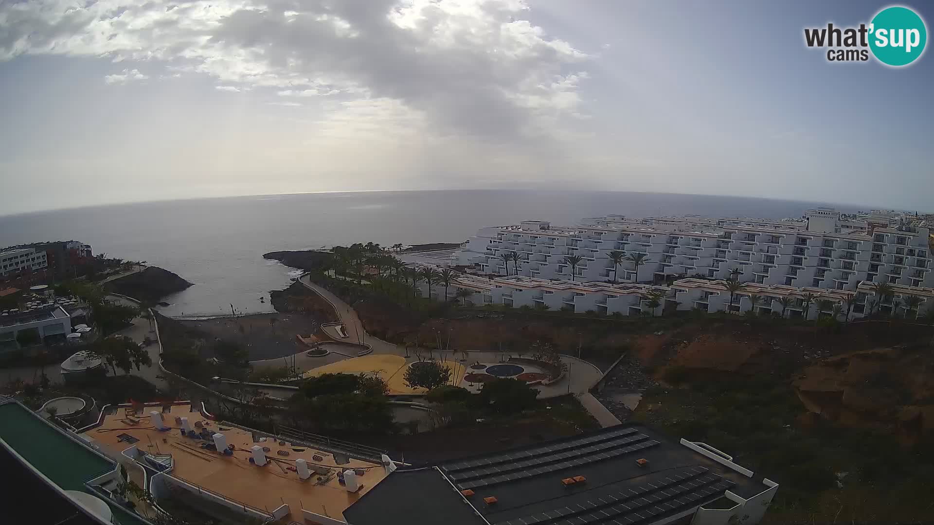 Spletna kamera v živo Las Galgas plaža – Playa Paraiso – otok La Gomera – Costa Adeje – Tenerife