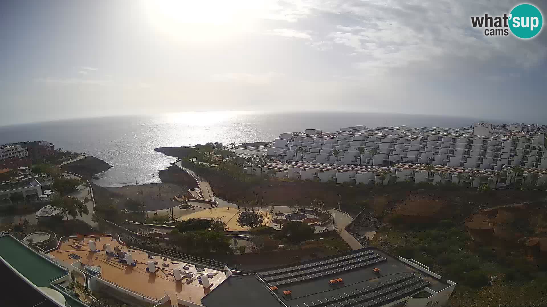 Spletna kamera v živo Las Galgas plaža – Playa Paraiso – otok La Gomera – Costa Adeje – Tenerife