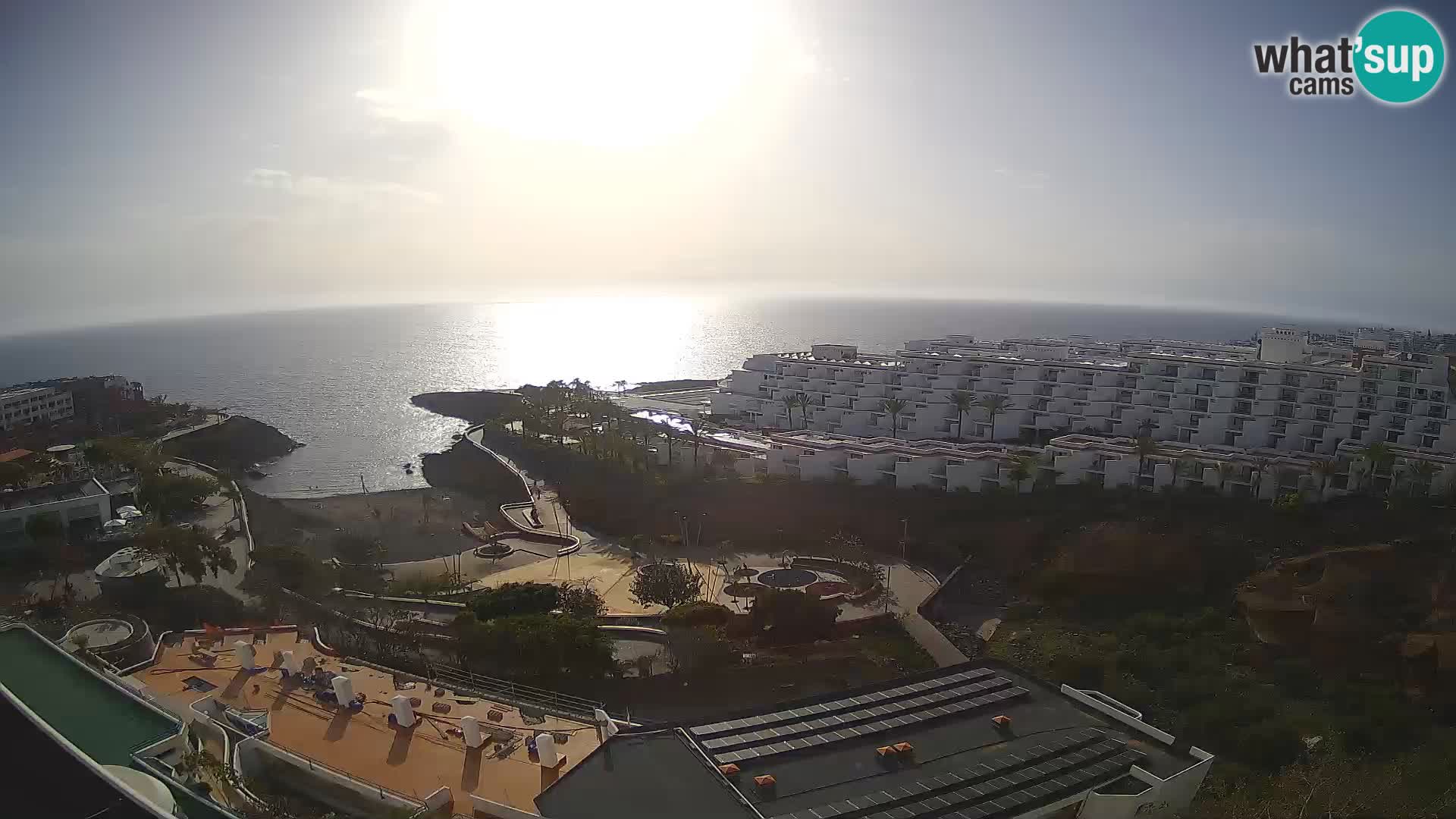 Live webcam Playa de Las Galgas – Playa Paraiso – La Gomera island – Adeje – Tenerife