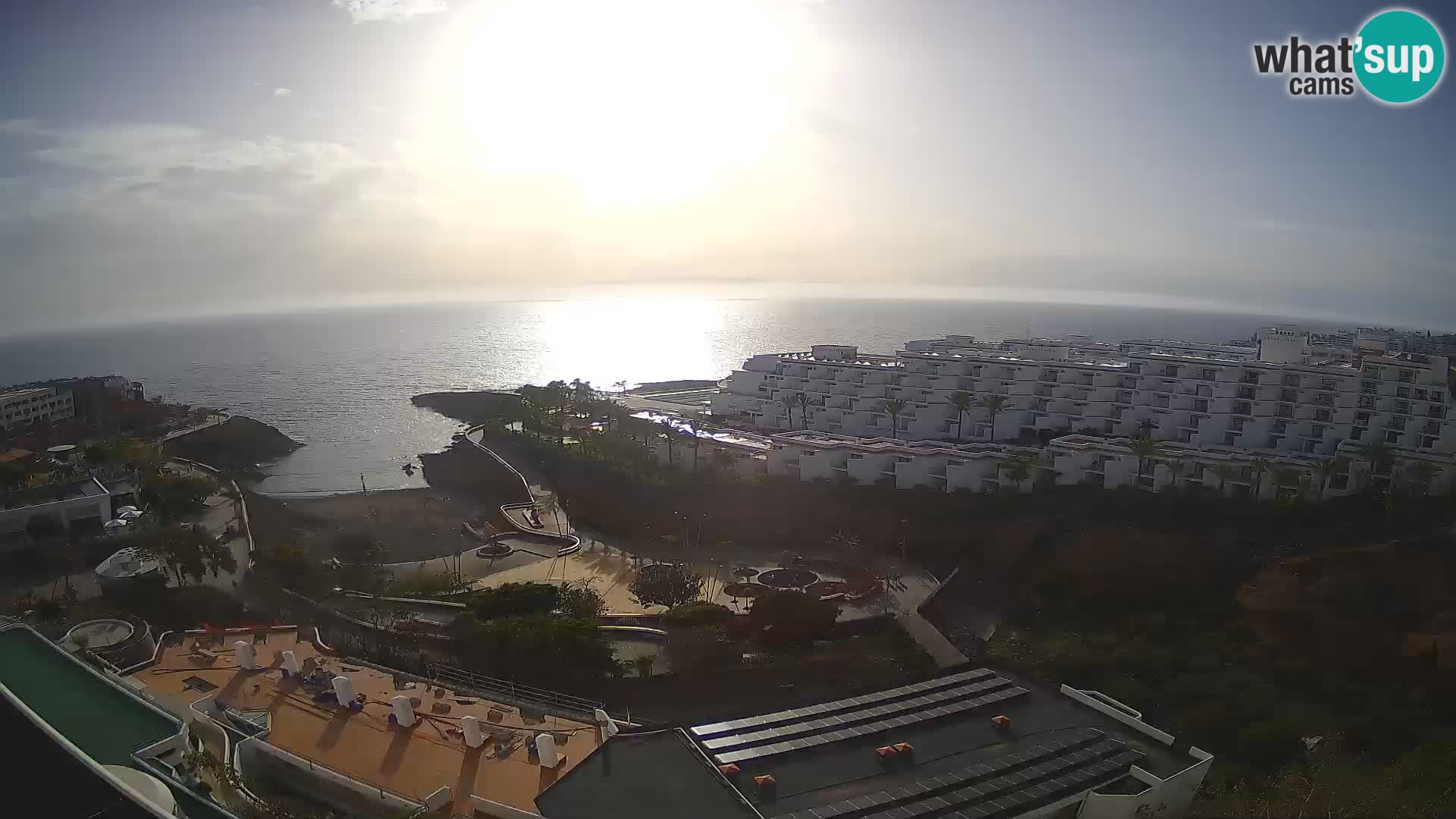 Live webcam Playa de Las Galgas – Playa Paraiso – La Gomera island – Adeje – Tenerife