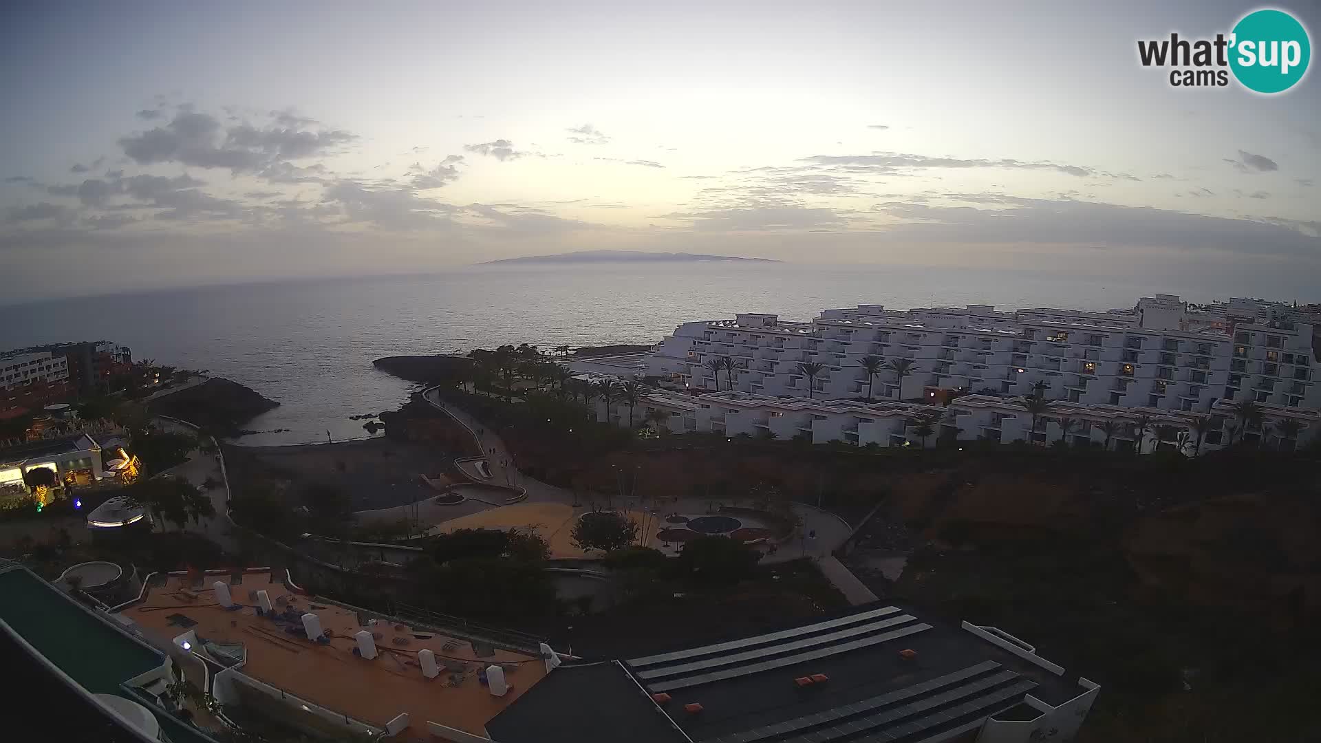 Web kamera uživo Playa de Las Galgas – Playa Paraiso – otok La Gomera – Costa Adeje – Tenerife