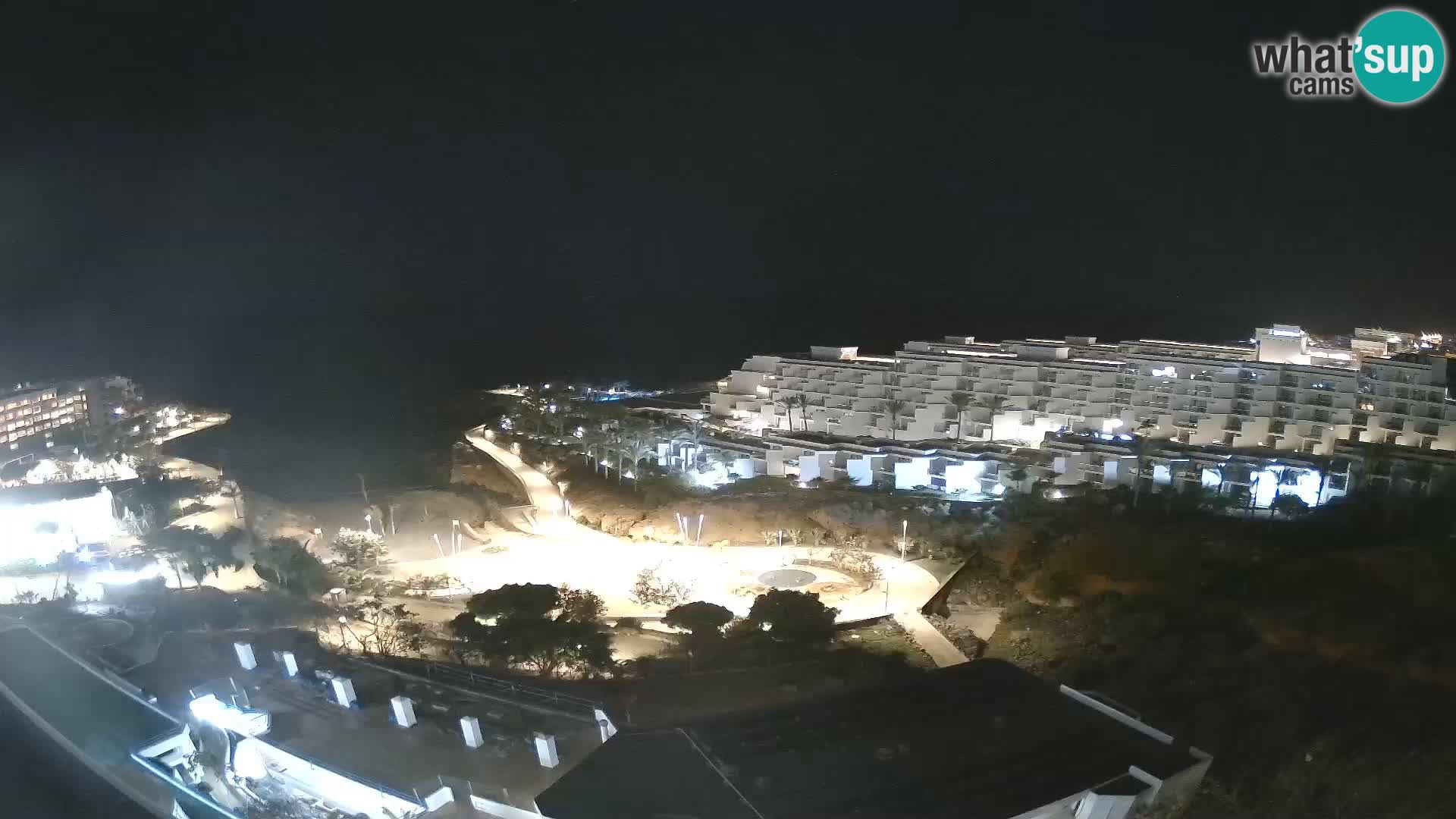 Live webcam Playa de Las Galgas – Playa Paraiso – La Gomera island – Adeje – Tenerife