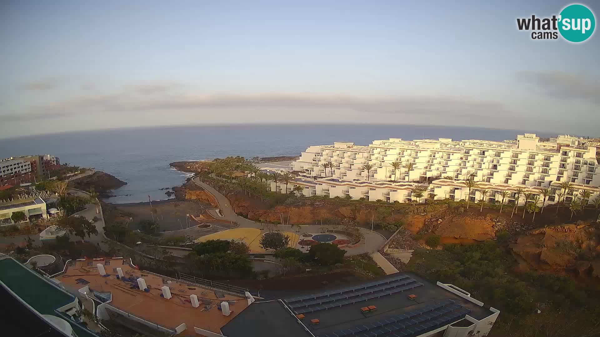Live webcam Playa de Las Galgas – Playa Paraiso – La Gomera island – Adeje – Tenerife