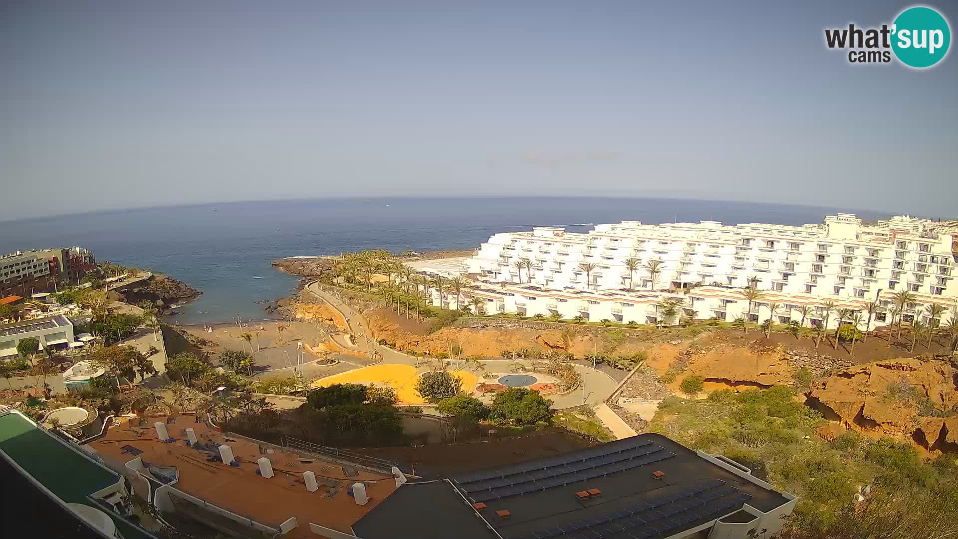 Live-Webcam Las Galgas Strand – Playa Paraiso – Insel La Gomera – Costa Adeje – Teneriffa