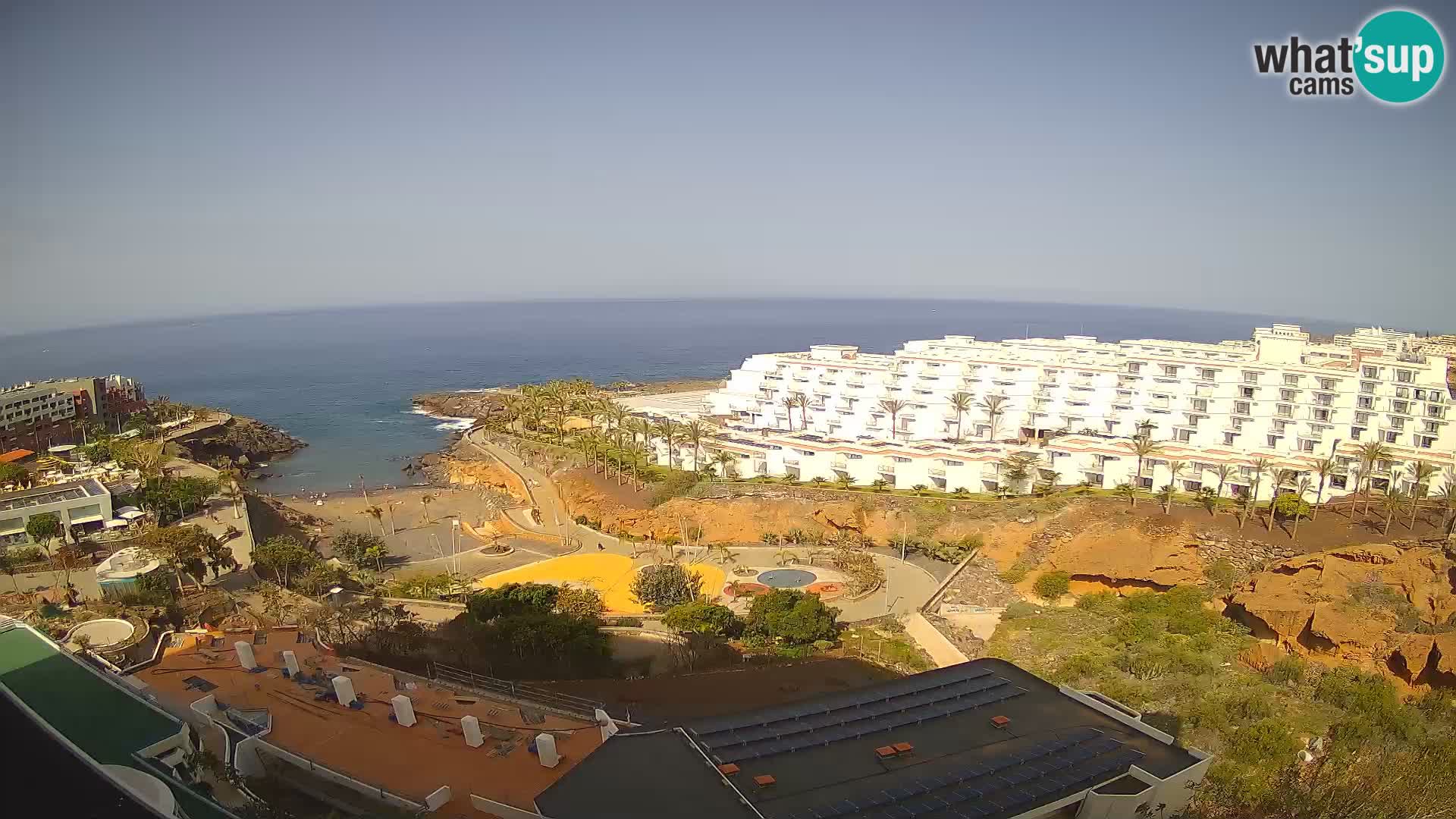 Spletna kamera v živo Las Galgas plaža – Playa Paraiso – otok La Gomera – Costa Adeje – Tenerife