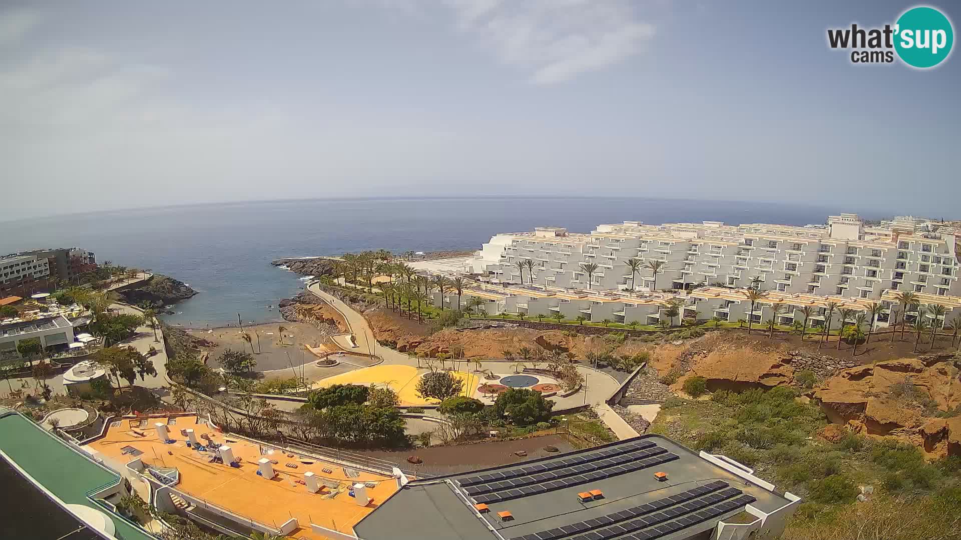 Live webcam Playa de Las Galgas – Playa Paraiso – La Gomera island – Adeje – Tenerife