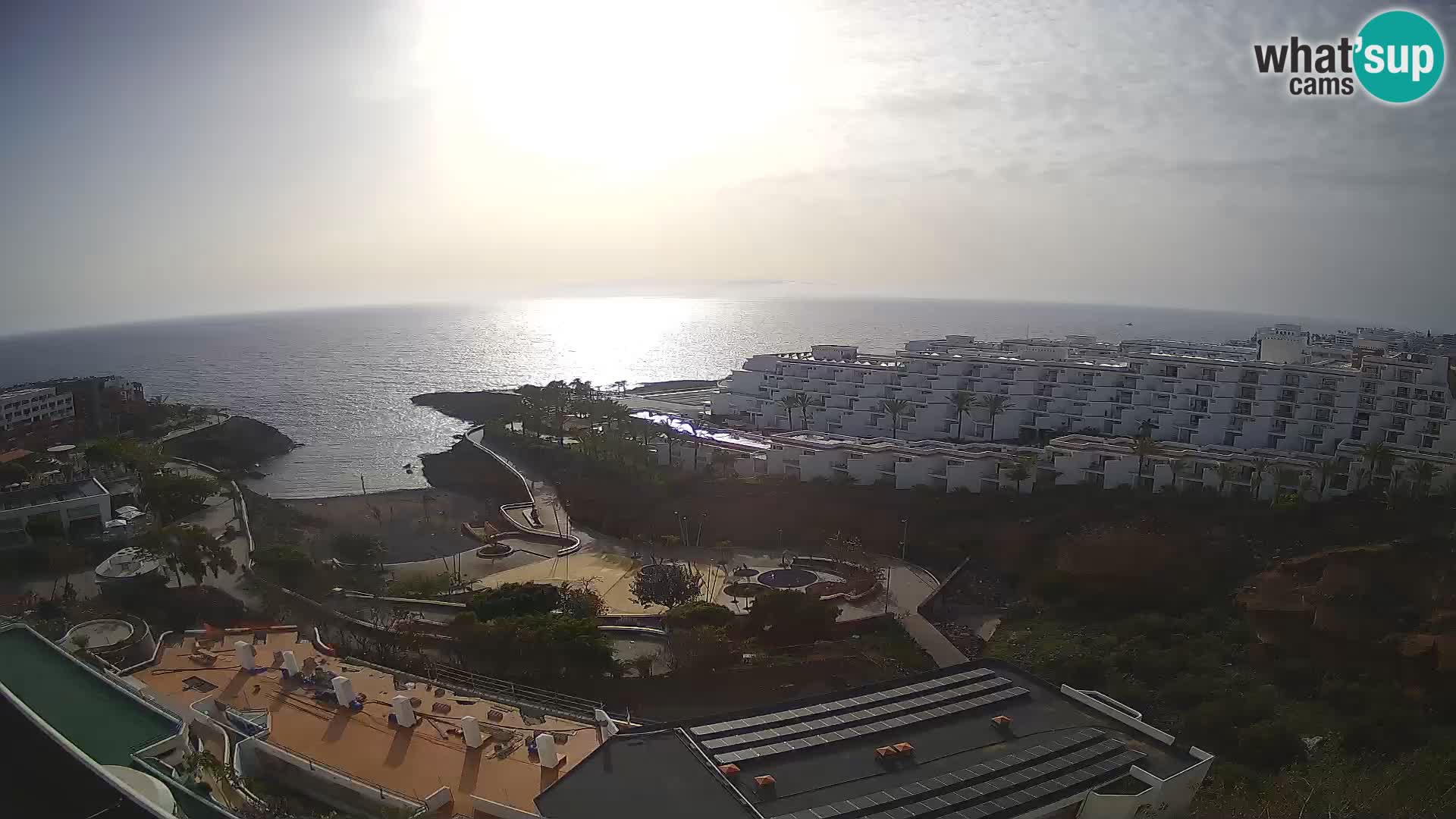 Live webcam Playa de Las Galgas – Playa Paraiso – La Gomera island – Adeje – Tenerife