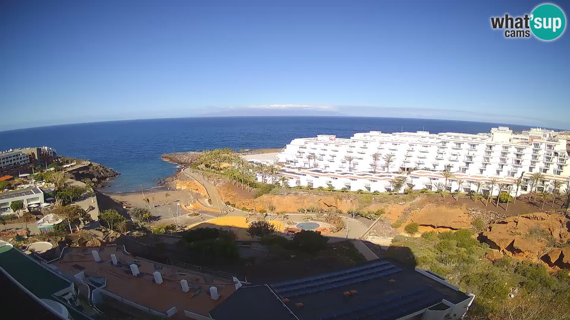 Live-Webcam Las Galgas Strand – Playa Paraiso – Insel La Gomera – Costa Adeje – Teneriffa