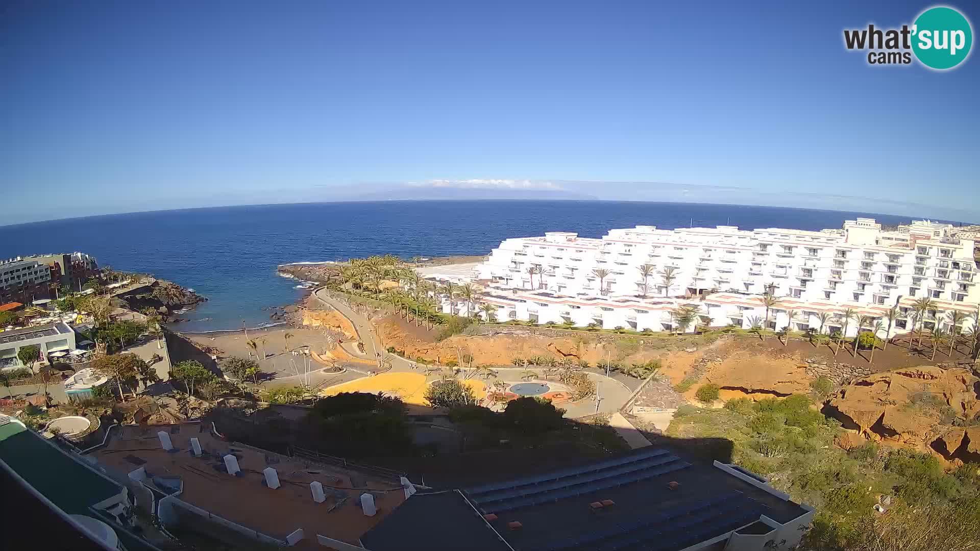 Webcam live spiaggia Las Galgas – Playa Paraiso – Isola La Gomera – Costa Adeje – Tenerife