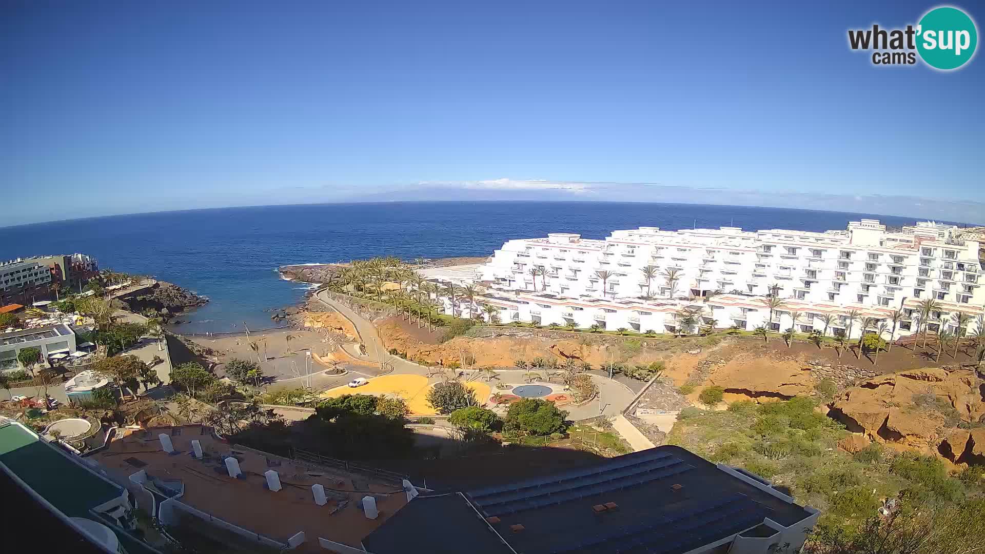 Live-Webcam Las Galgas Strand – Playa Paraiso – Insel La Gomera – Costa Adeje – Teneriffa