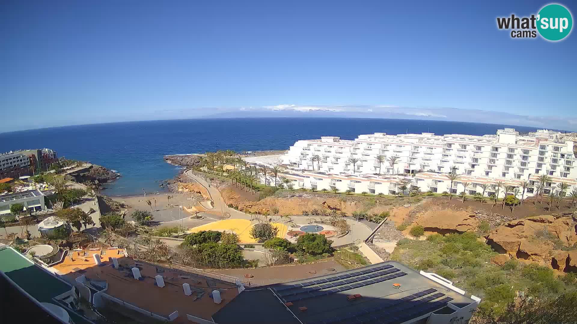 Live-Webcam Las Galgas Strand – Playa Paraiso – Insel La Gomera – Costa Adeje – Teneriffa