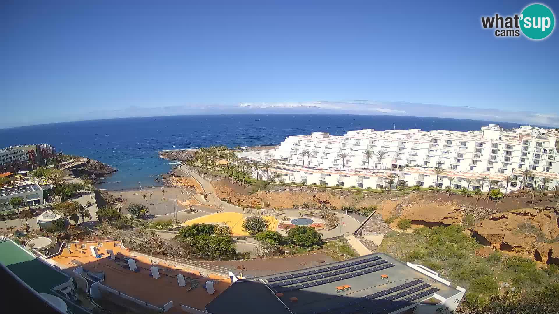 Live-Webcam Las Galgas Strand – Playa Paraiso – Insel La Gomera – Costa Adeje – Teneriffa