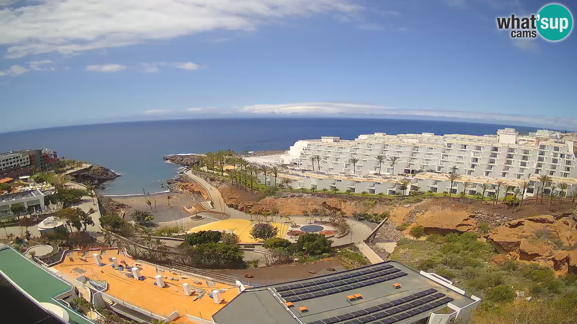 Live-Webcam Las Galgas Strand – Playa Paraiso – Insel La Gomera – Costa Adeje – Teneriffa