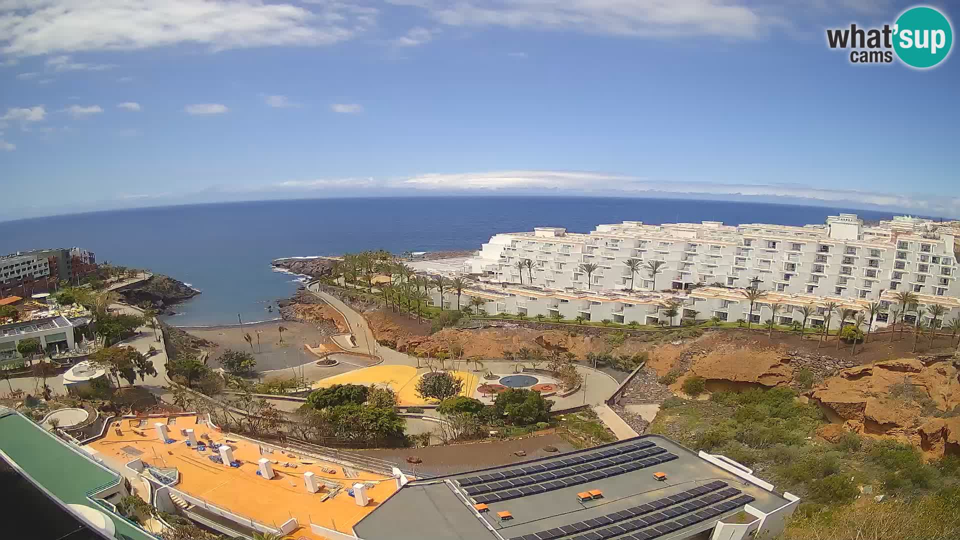 Live-Webcam Las Galgas Strand – Playa Paraiso – Insel La Gomera – Costa Adeje – Teneriffa
