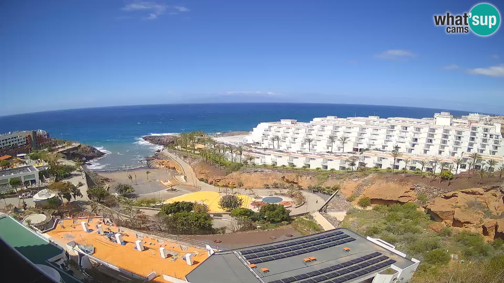 Live-Webcam Las Galgas Strand – Playa Paraiso – Insel La Gomera – Costa Adeje – Teneriffa