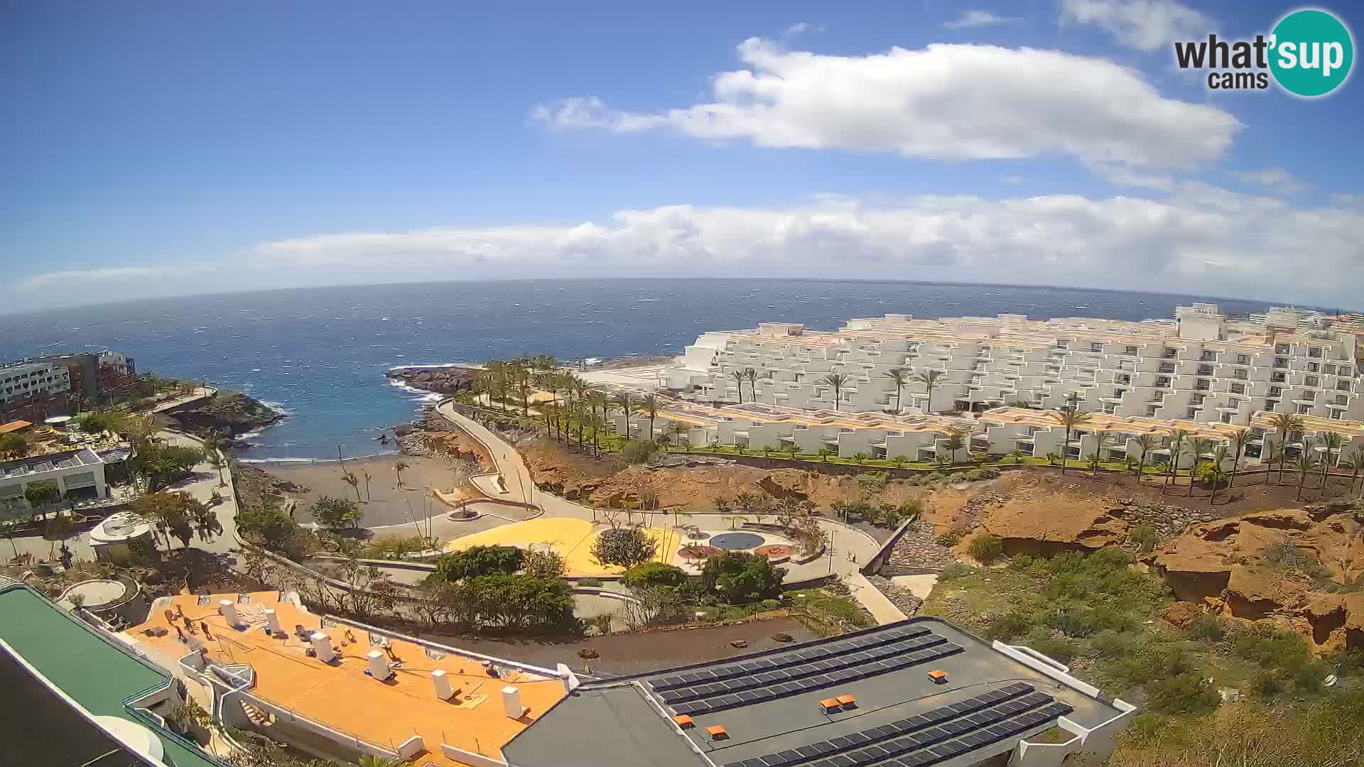 Webcam en vivo Playa de Las Galgas – Playa Paraíso – Isla de La Gomera – Costa Adeje – Tenerife