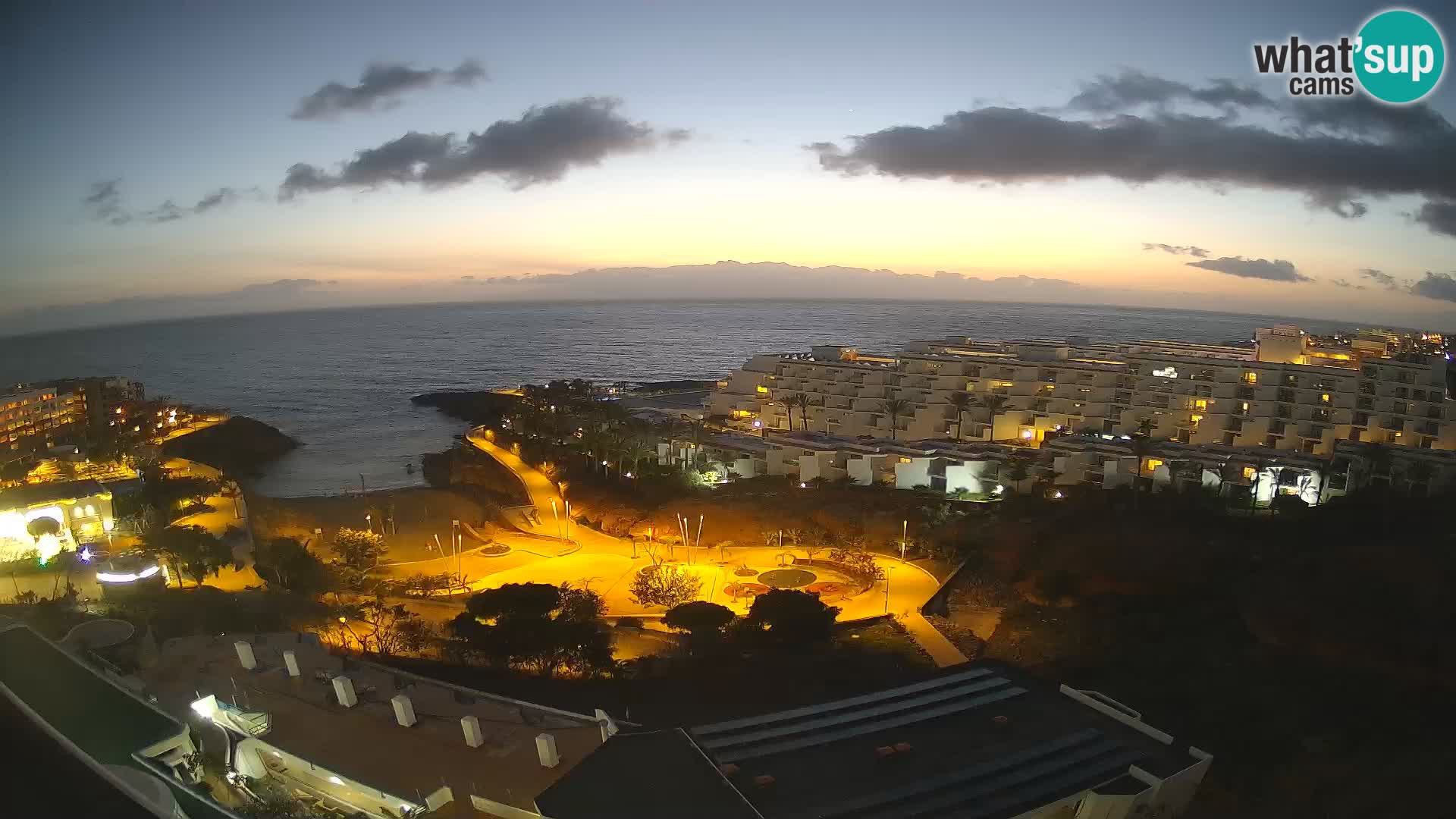 Live-Webcam Las Galgas Strand – Playa Paraiso – Insel La Gomera – Costa Adeje – Teneriffa
