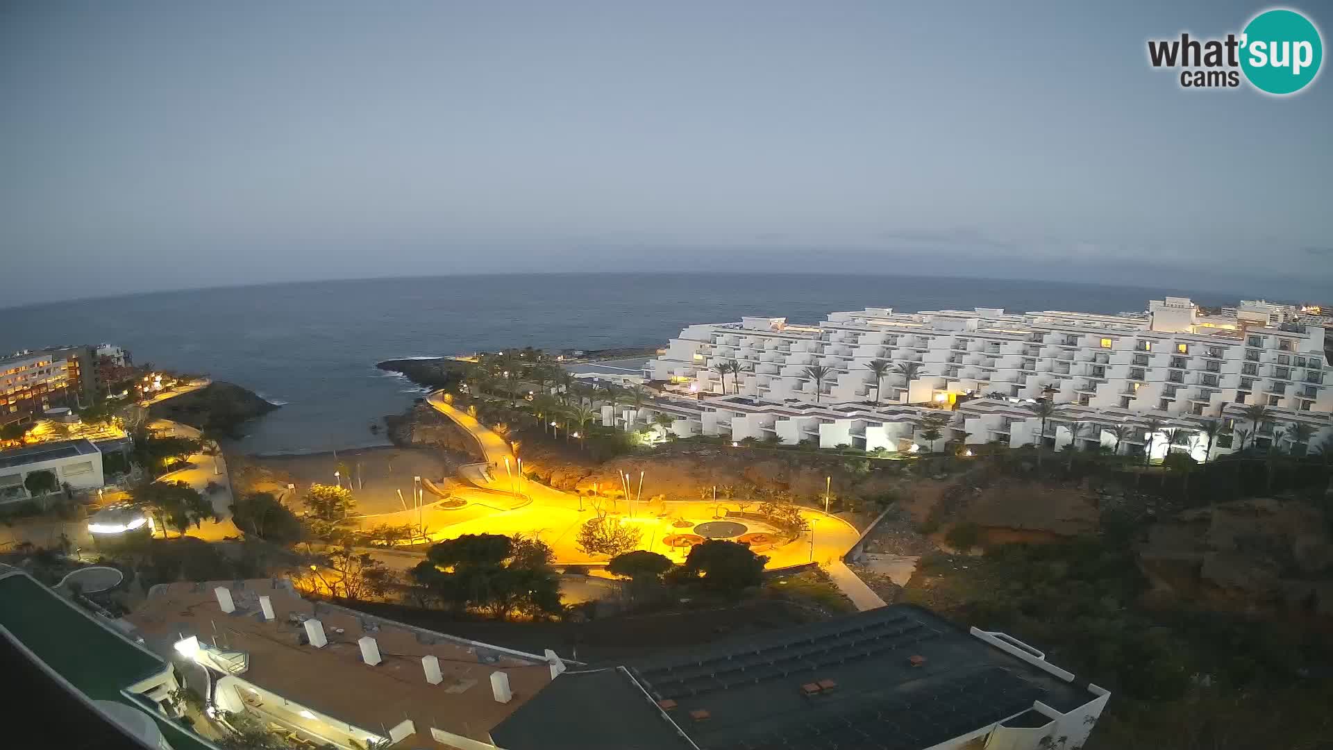 Spletna kamera v živo Las Galgas plaža – Playa Paraiso – otok La Gomera – Costa Adeje – Tenerife