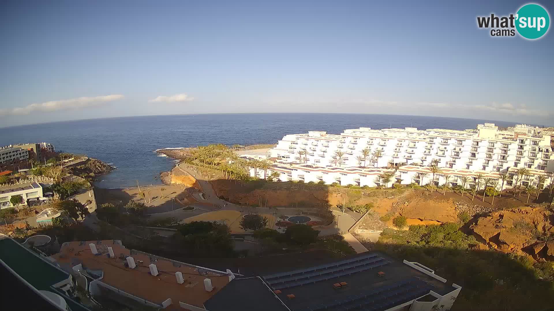 Spletna kamera v živo Las Galgas plaža – Playa Paraiso – otok La Gomera – Costa Adeje – Tenerife