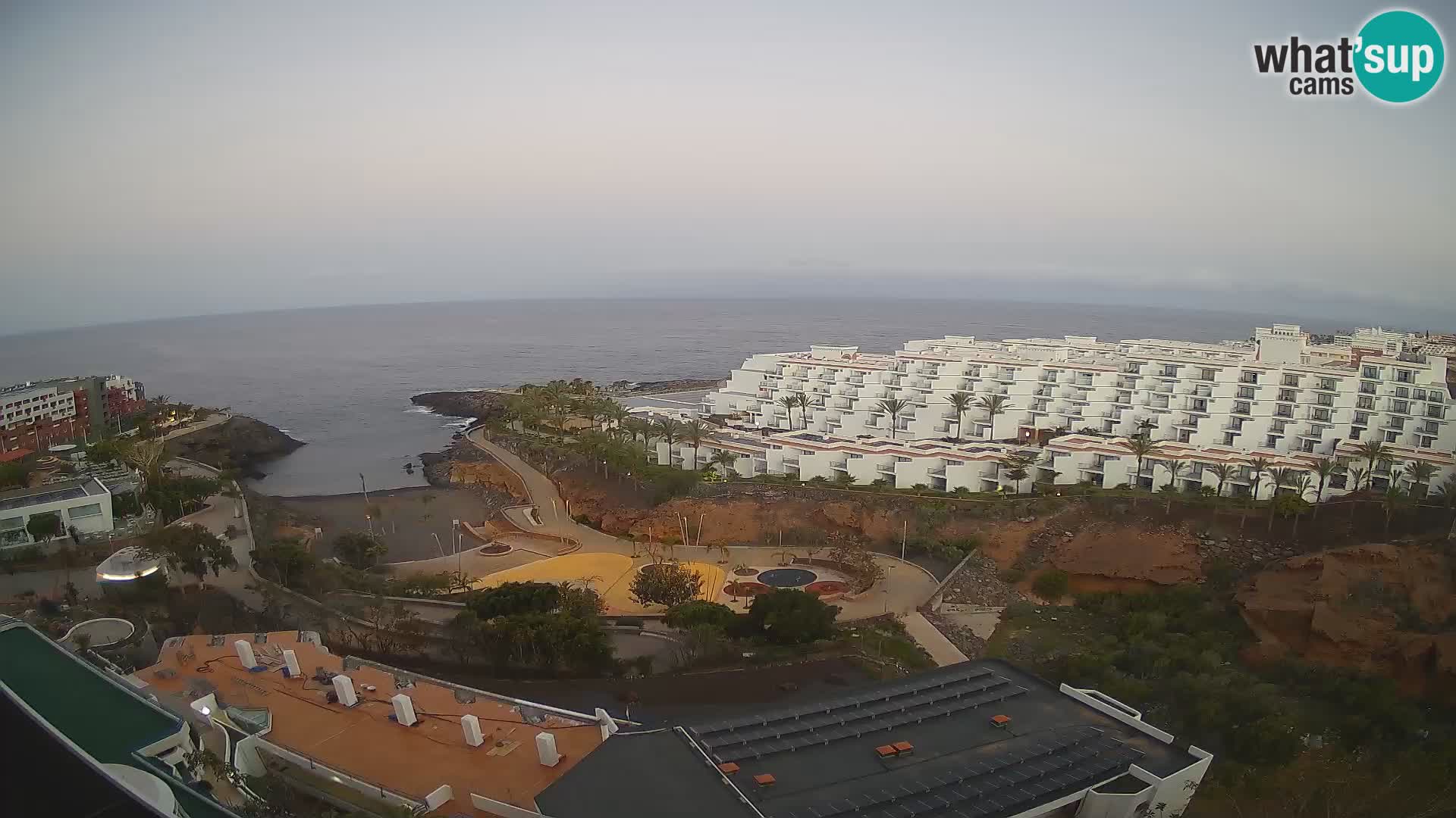 Live webcam Playa de Las Galgas – Playa Paraiso – La Gomera island – Adeje – Tenerife