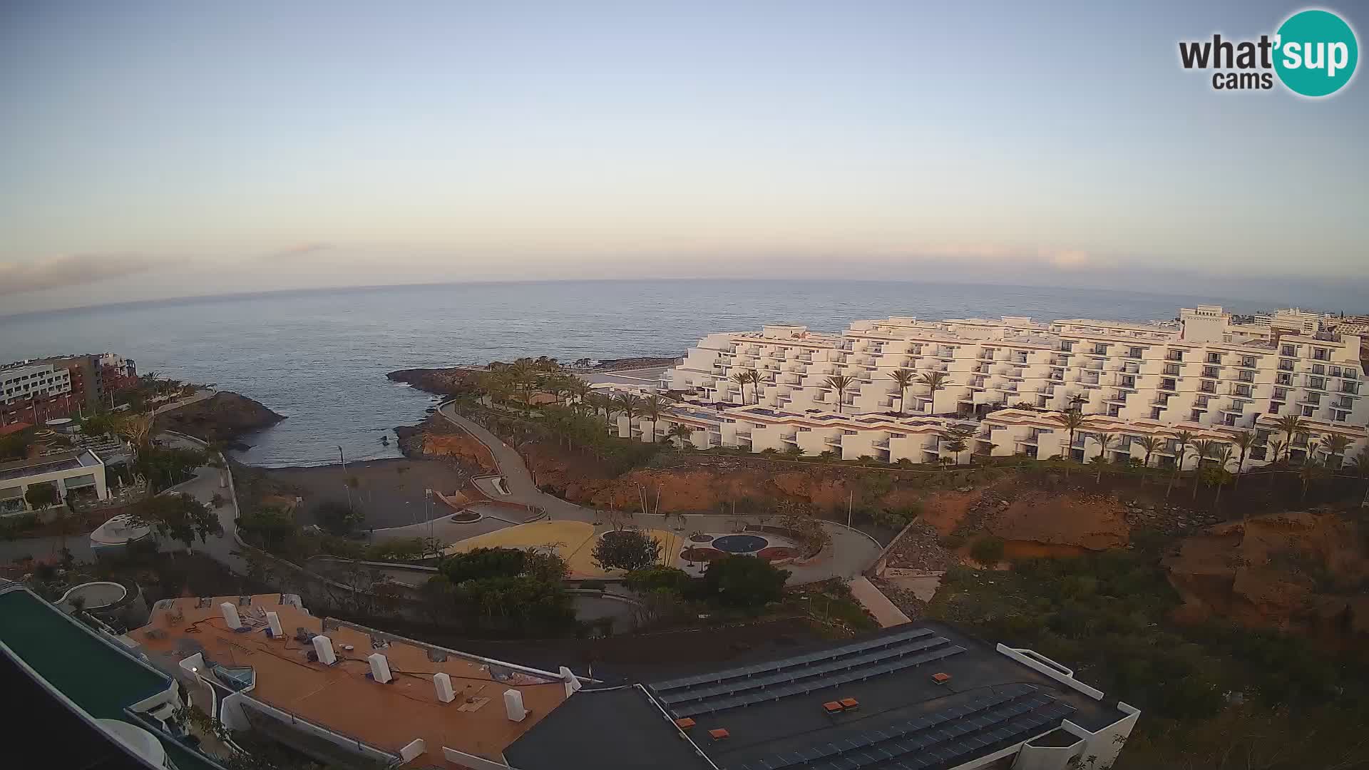 Live webcam Playa de Las Galgas – Playa Paraiso – La Gomera island – Adeje – Tenerife
