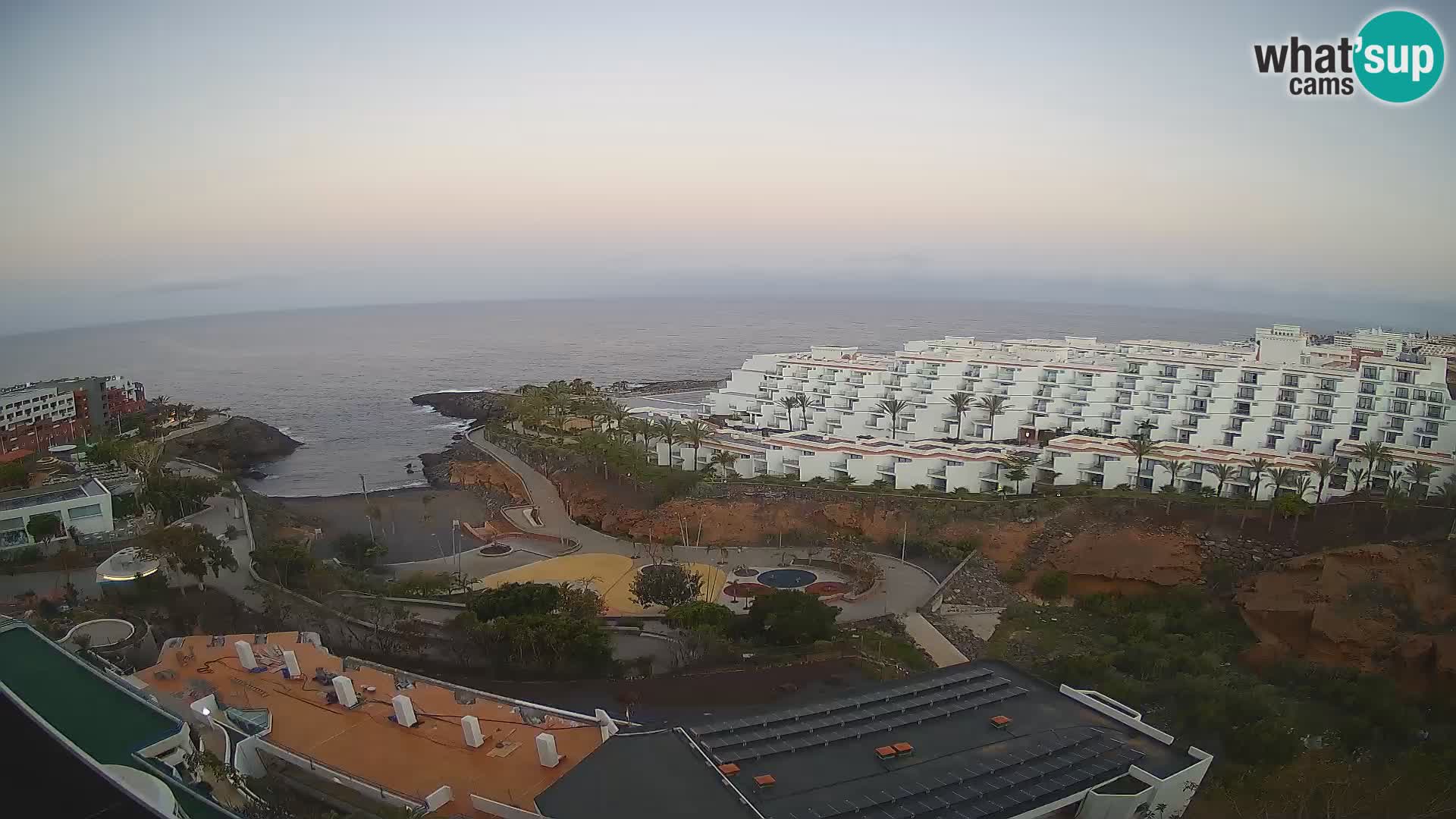Live webcam Playa de Las Galgas – Playa Paraiso – La Gomera island – Adeje – Tenerife